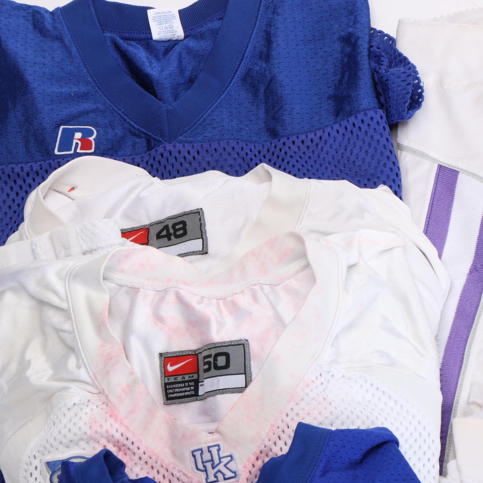 University of Kentucky Wildcats Football Uniforms