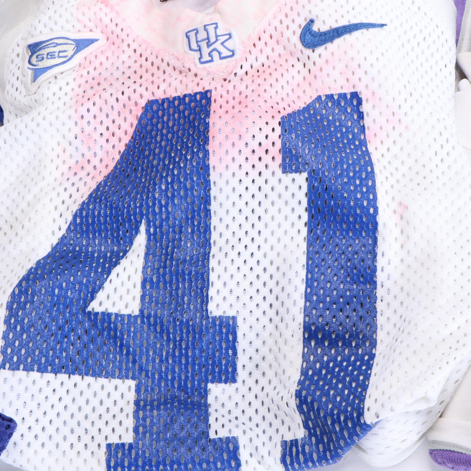 University of Kentucky Wildcats Football Uniforms