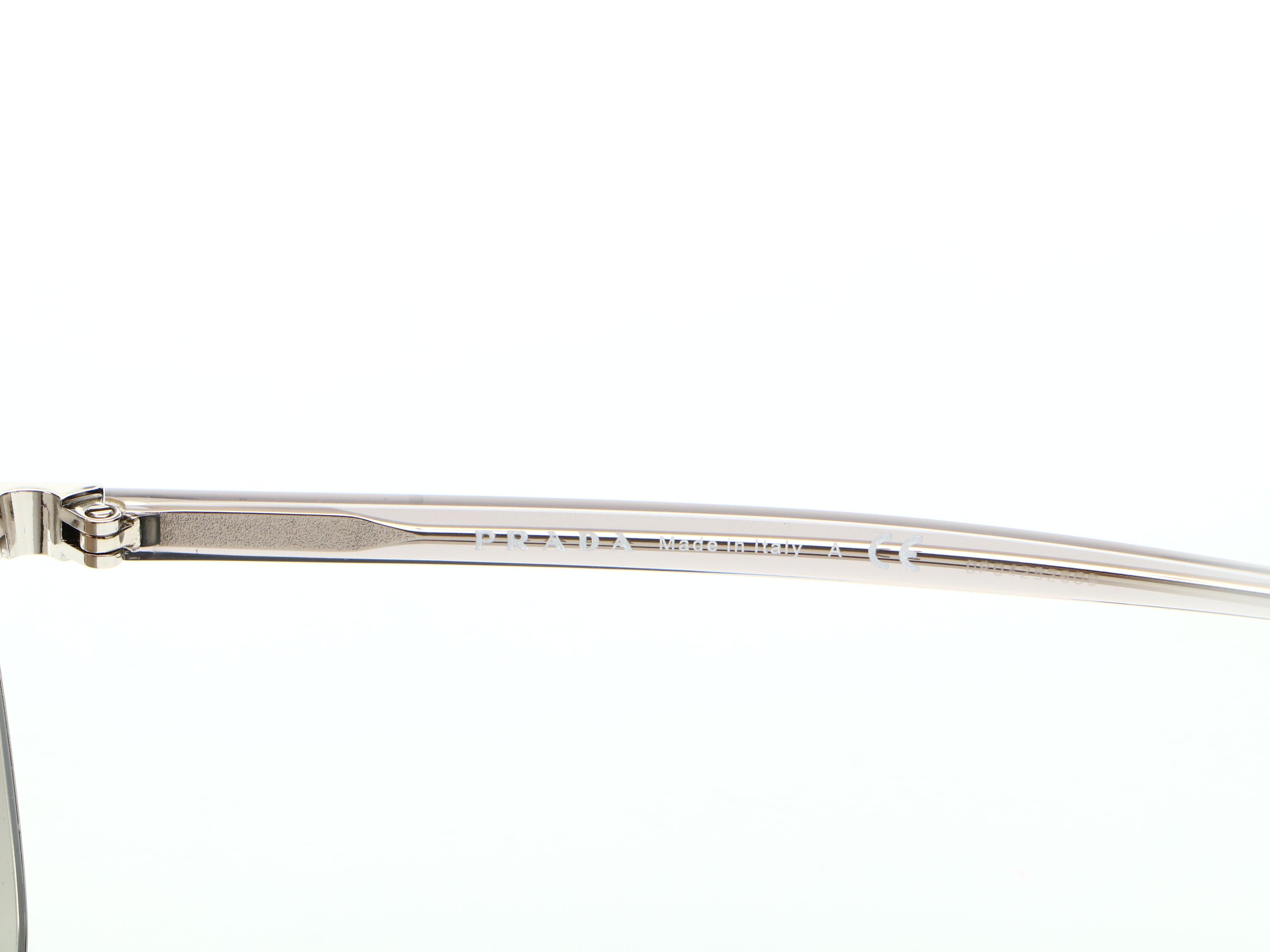 Prada PR61US Metal Frame Green Gradient Lens Sunglasses with Case and Box