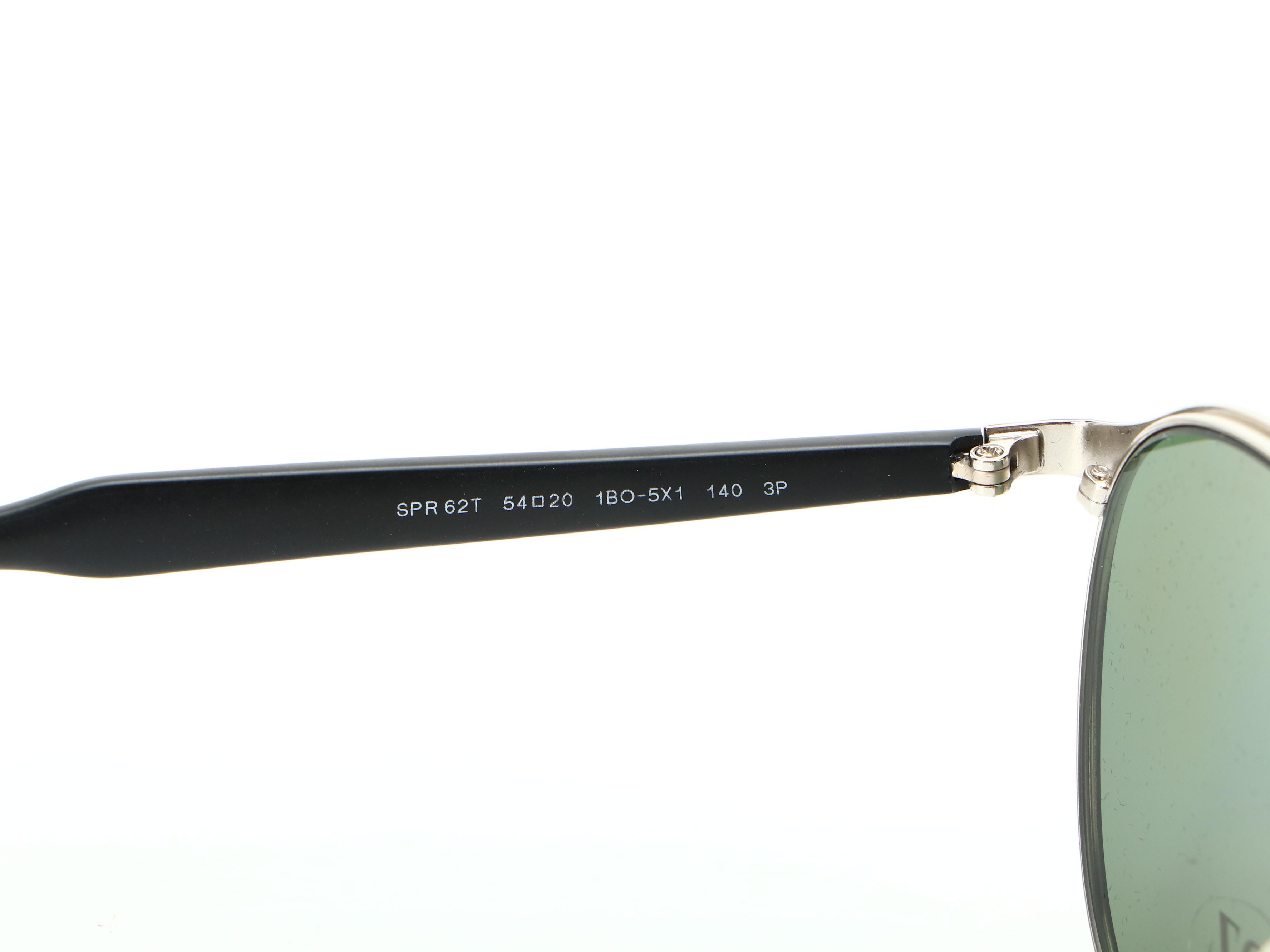 Prada SPR62T Matte Black Aviator PRZ Polarized Sunglasses with Box and Case