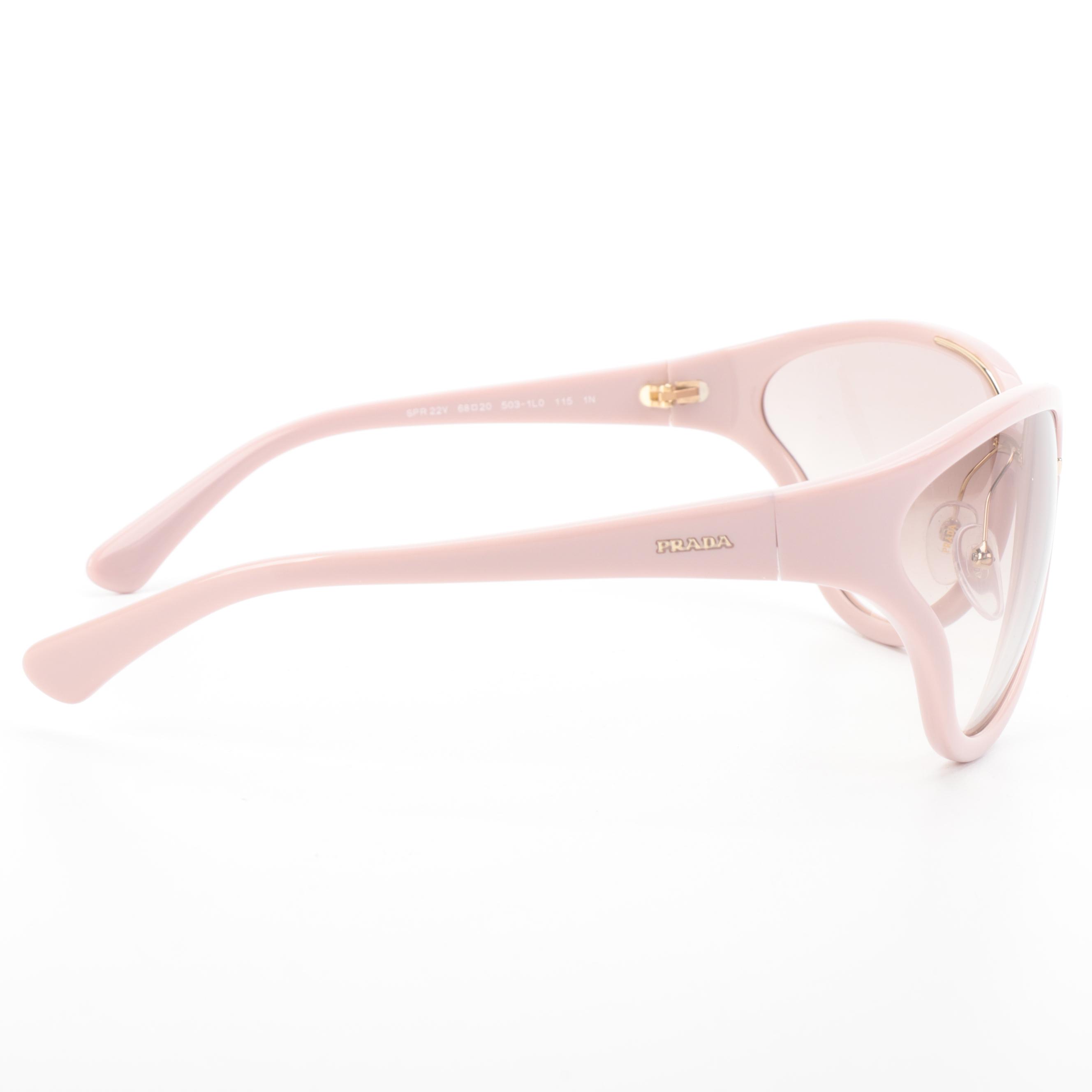 Prada SPR22V Butterfly Sunglasses with Slip Case and Box