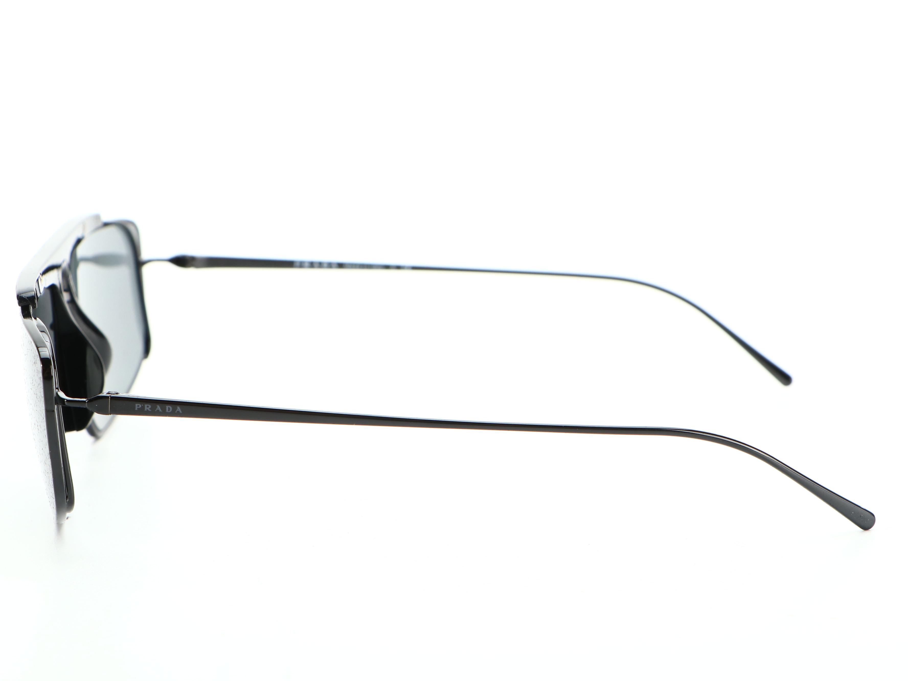 Prada SPR 50V Sport Sunglasses in Black with Case and Box