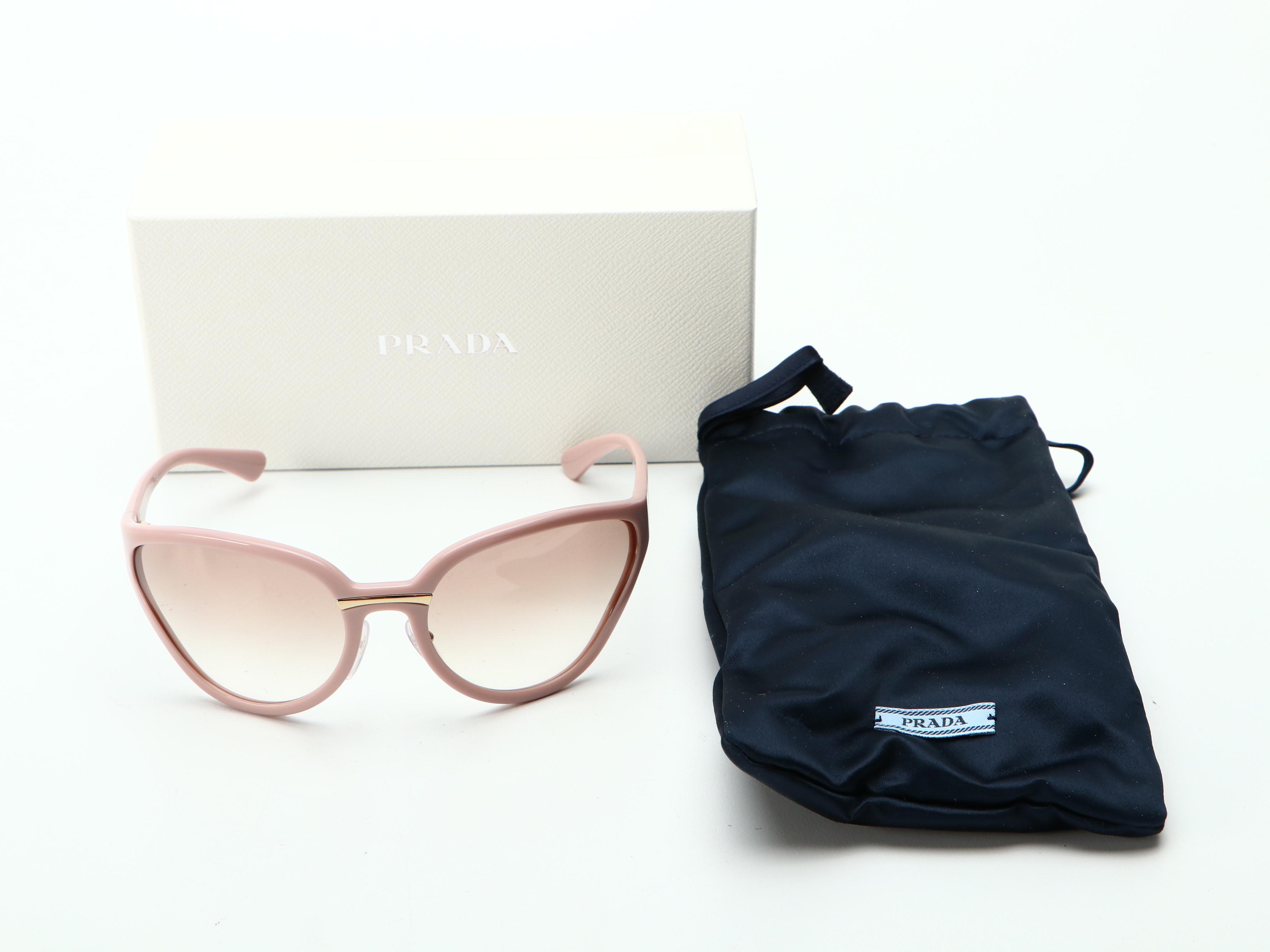 Prada SPR22V Butterfly Sunglasses with Slip Case and Box