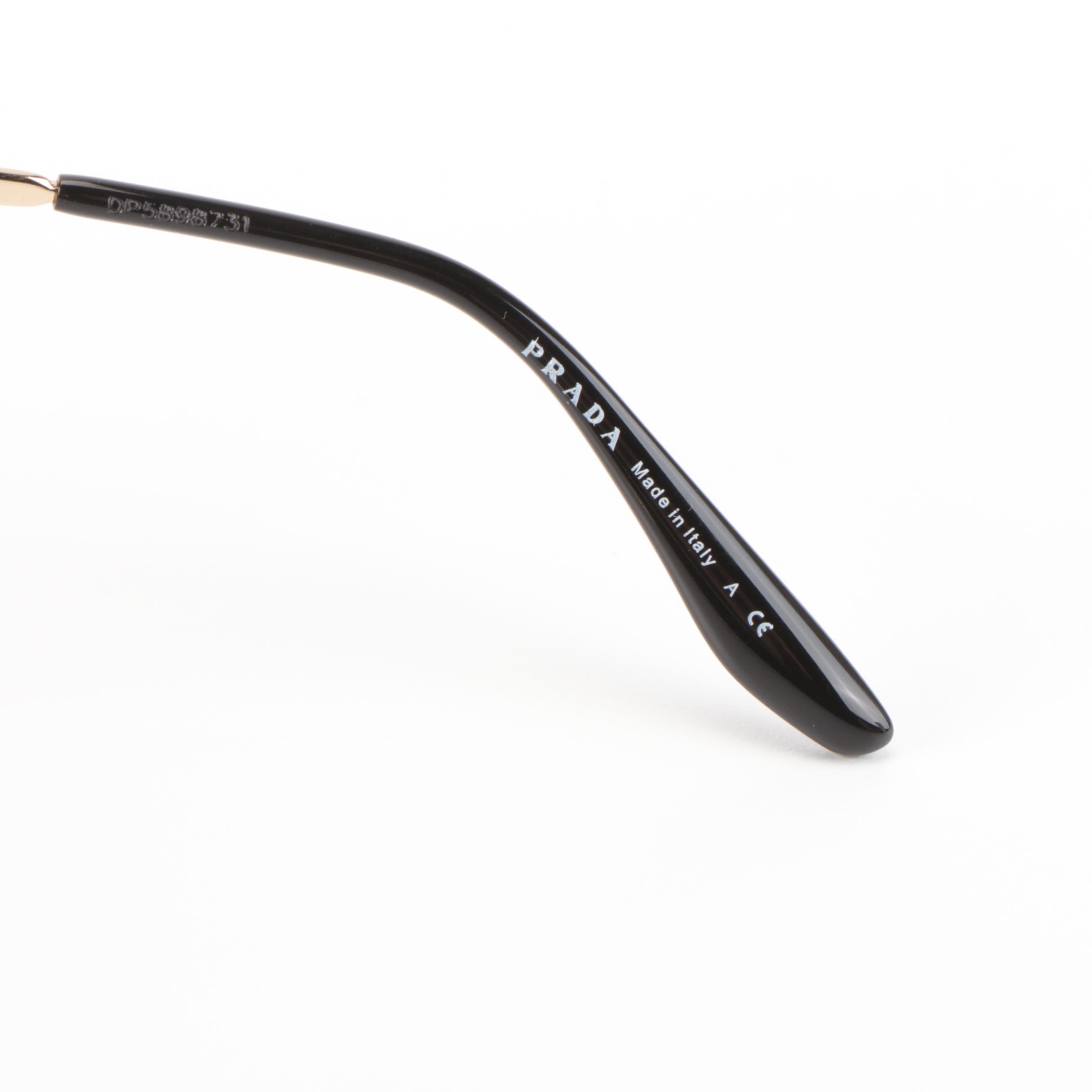 Prada SPR74V Butterfly Sunglasses with Case and Box