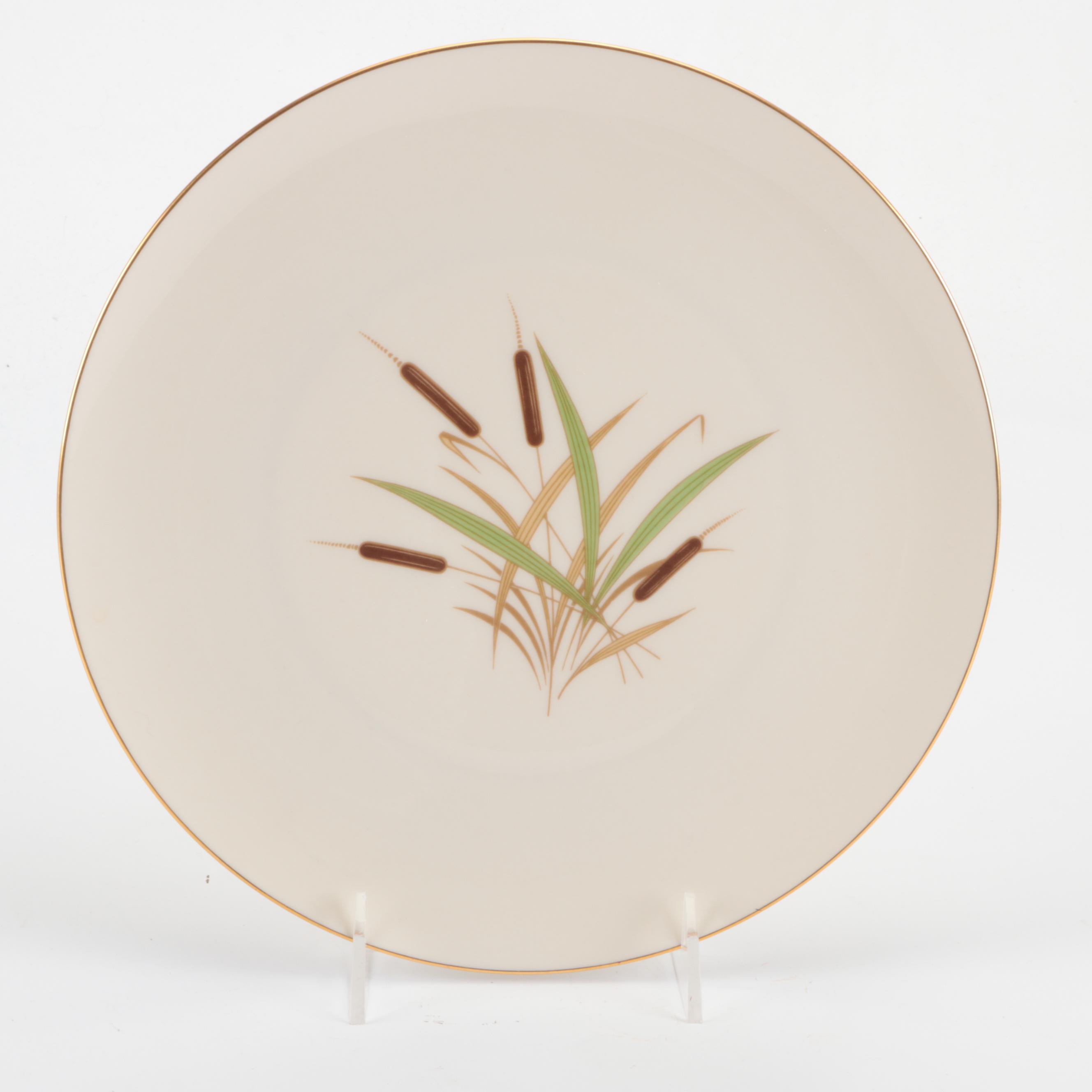 Lenox "Cattail" Porcelain Dinnerware, Mid-20th Century