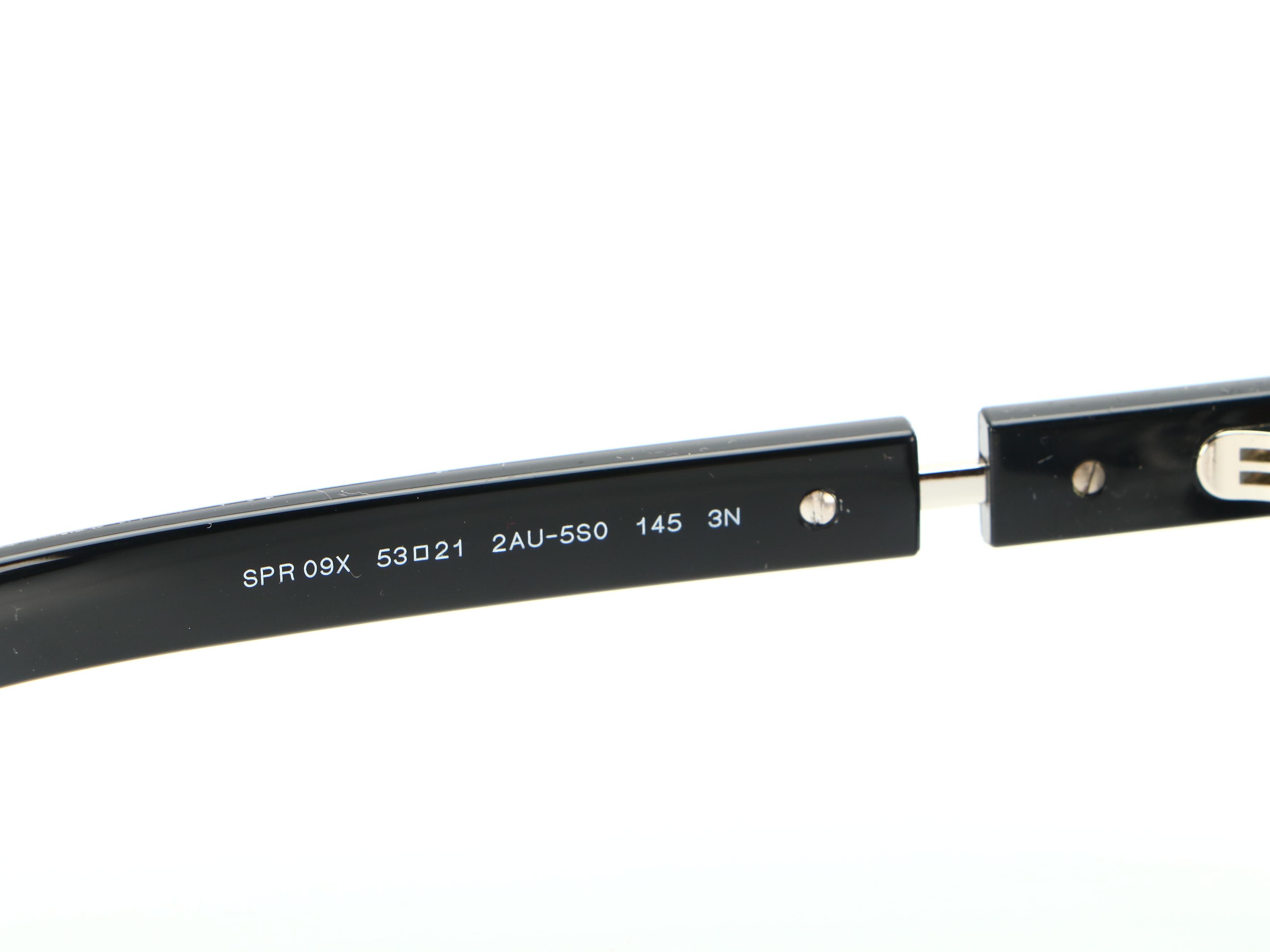 Prada SPR 09X Rectanglar Sunglasses in Tortoise and Black with Case and Box