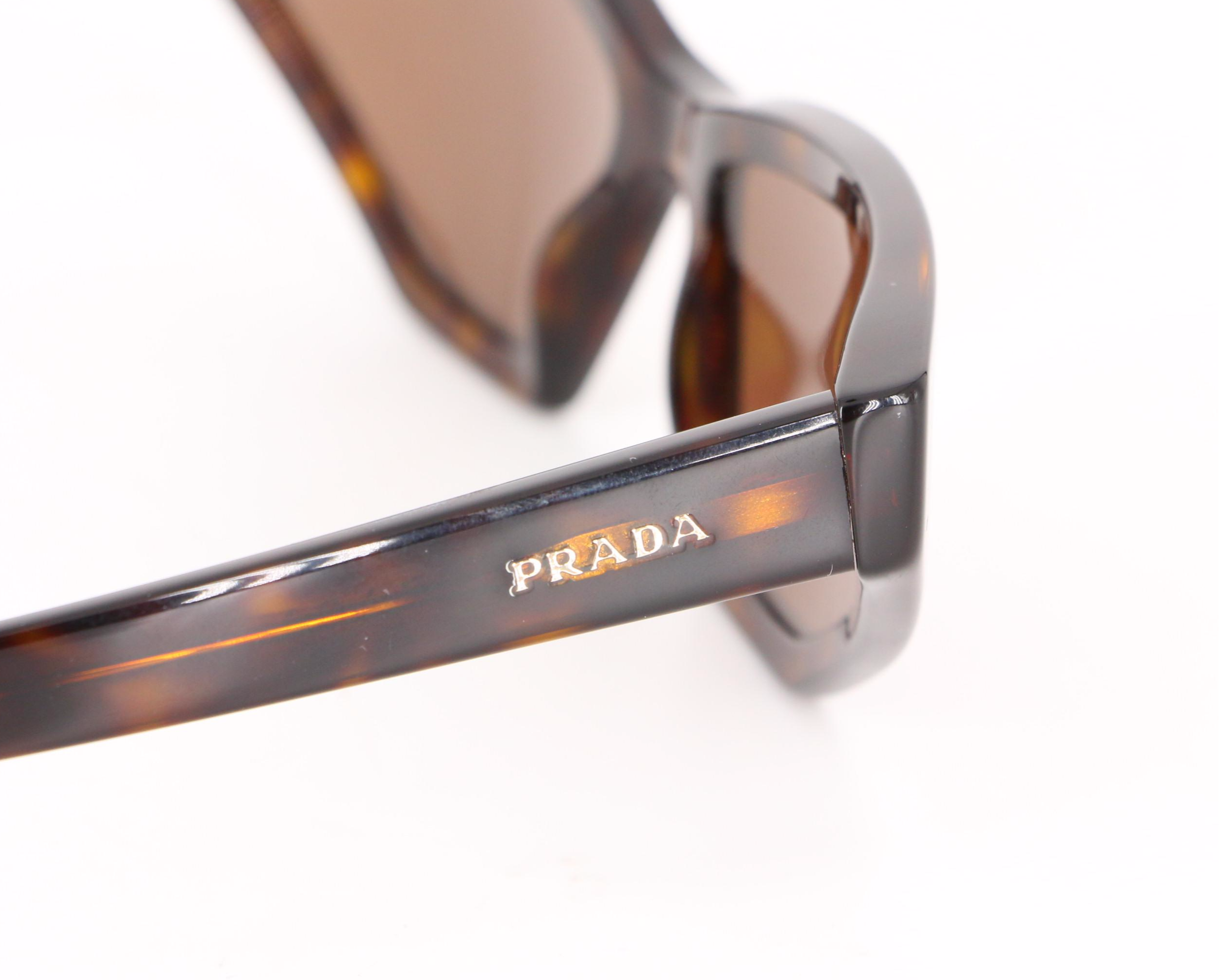 Prada SPR 12V Slim Cat Eye Sunglasses with Case and Box