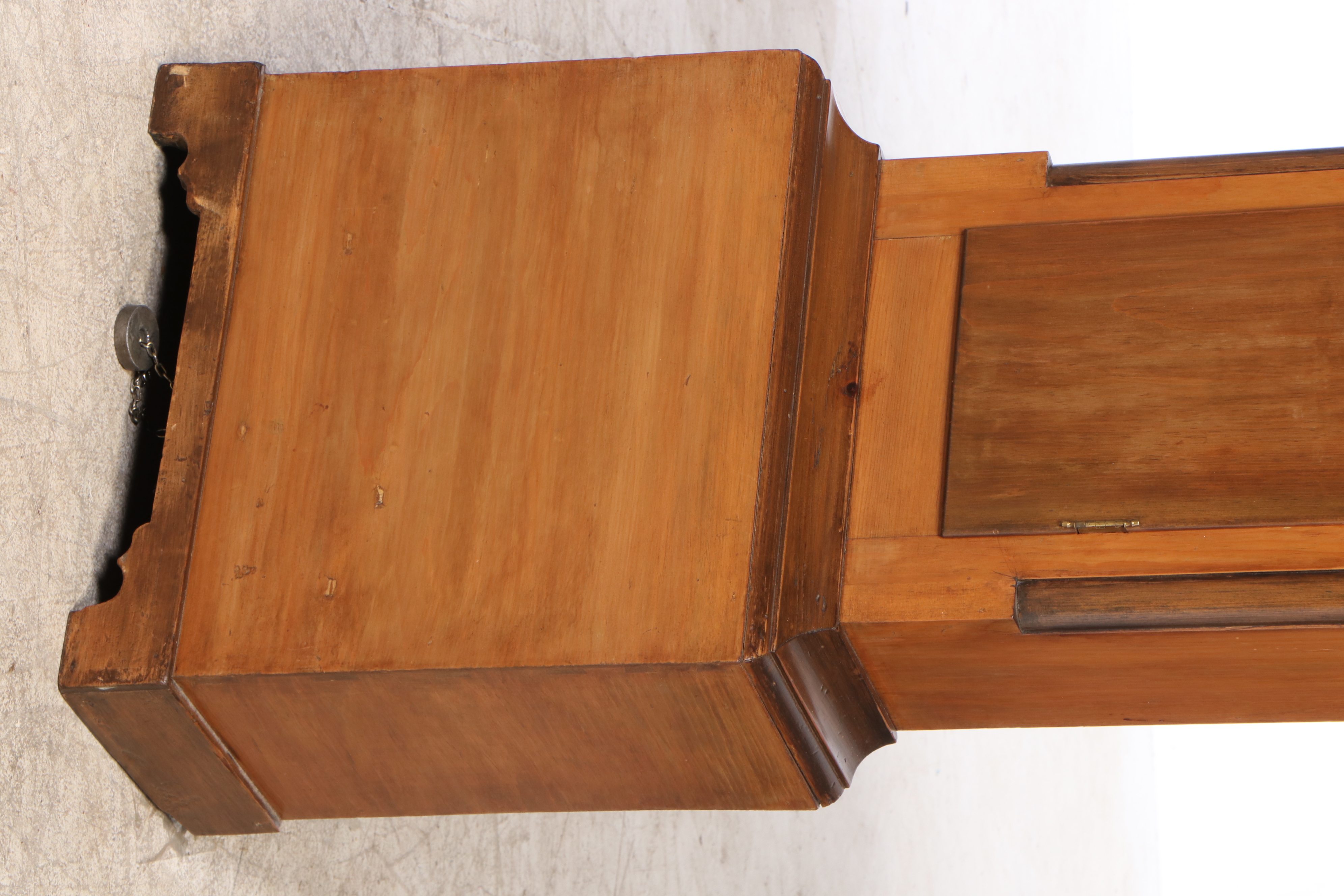 Edmund Parry of Llandilo Pine Long Case Clock, Early to Mid 19th Century