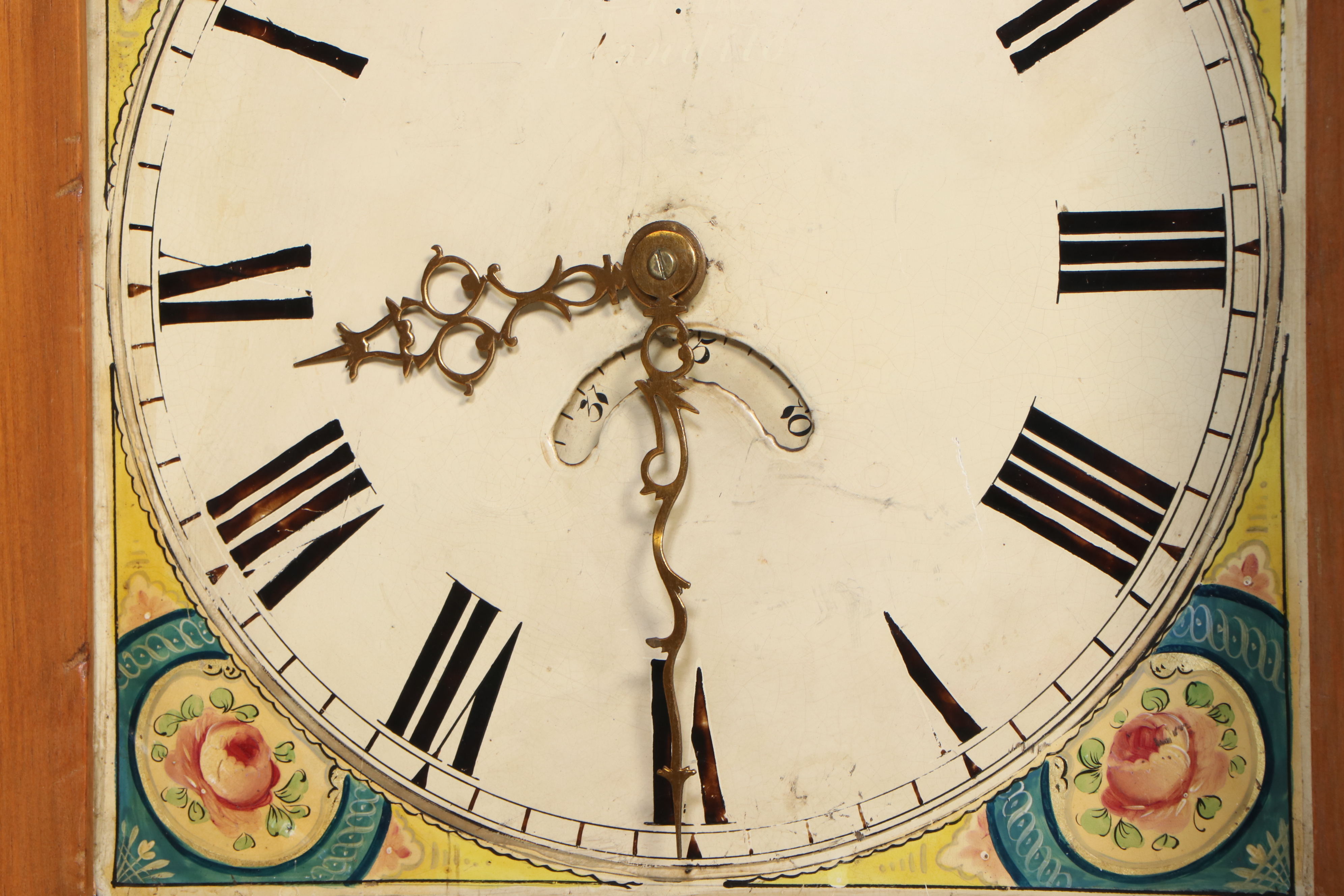 Edmund Parry of Llandilo Pine Long Case Clock, Early to Mid 19th Century