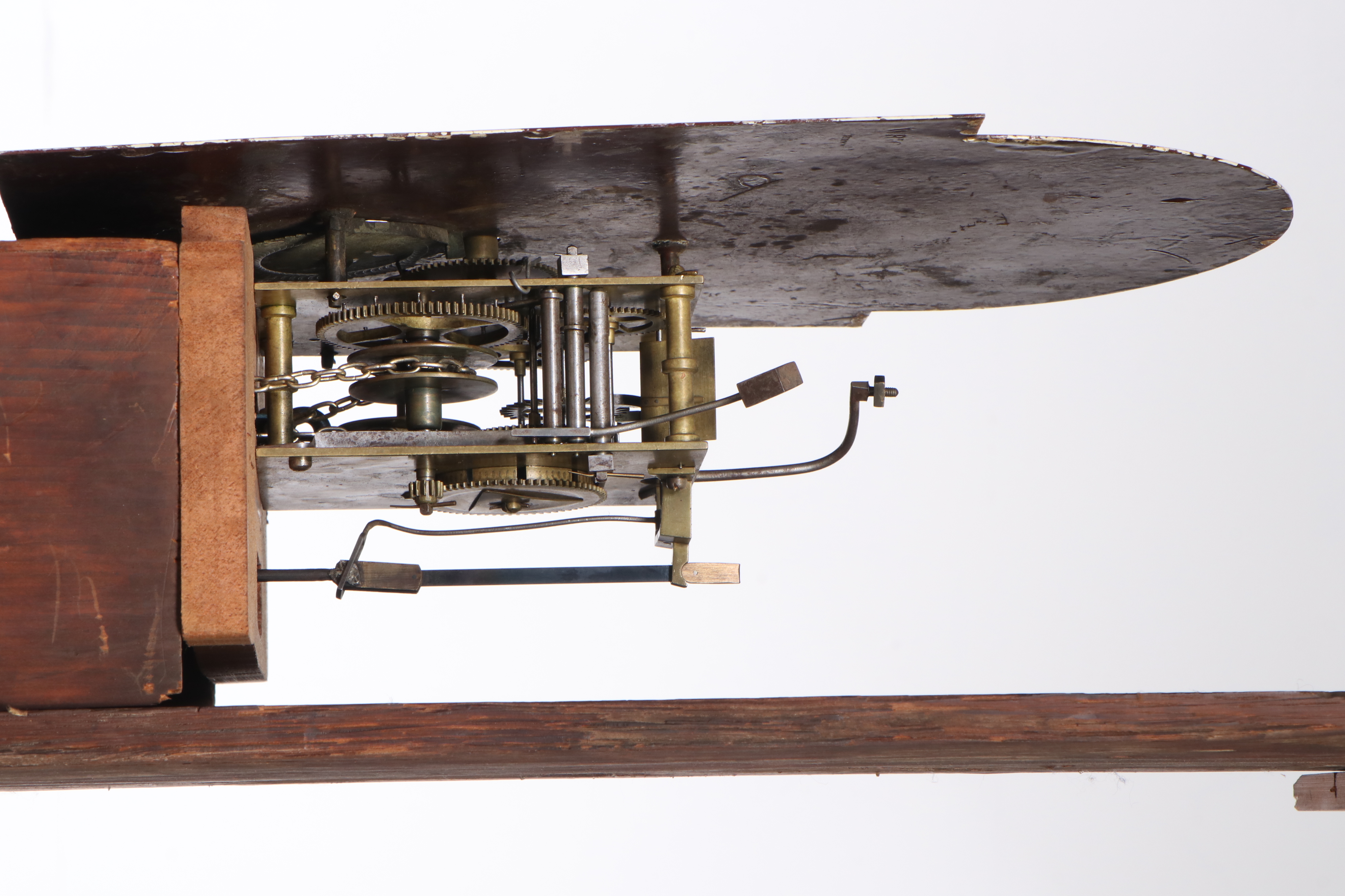 Edmund Parry of Llandilo Pine Long Case Clock, Early to Mid 19th Century