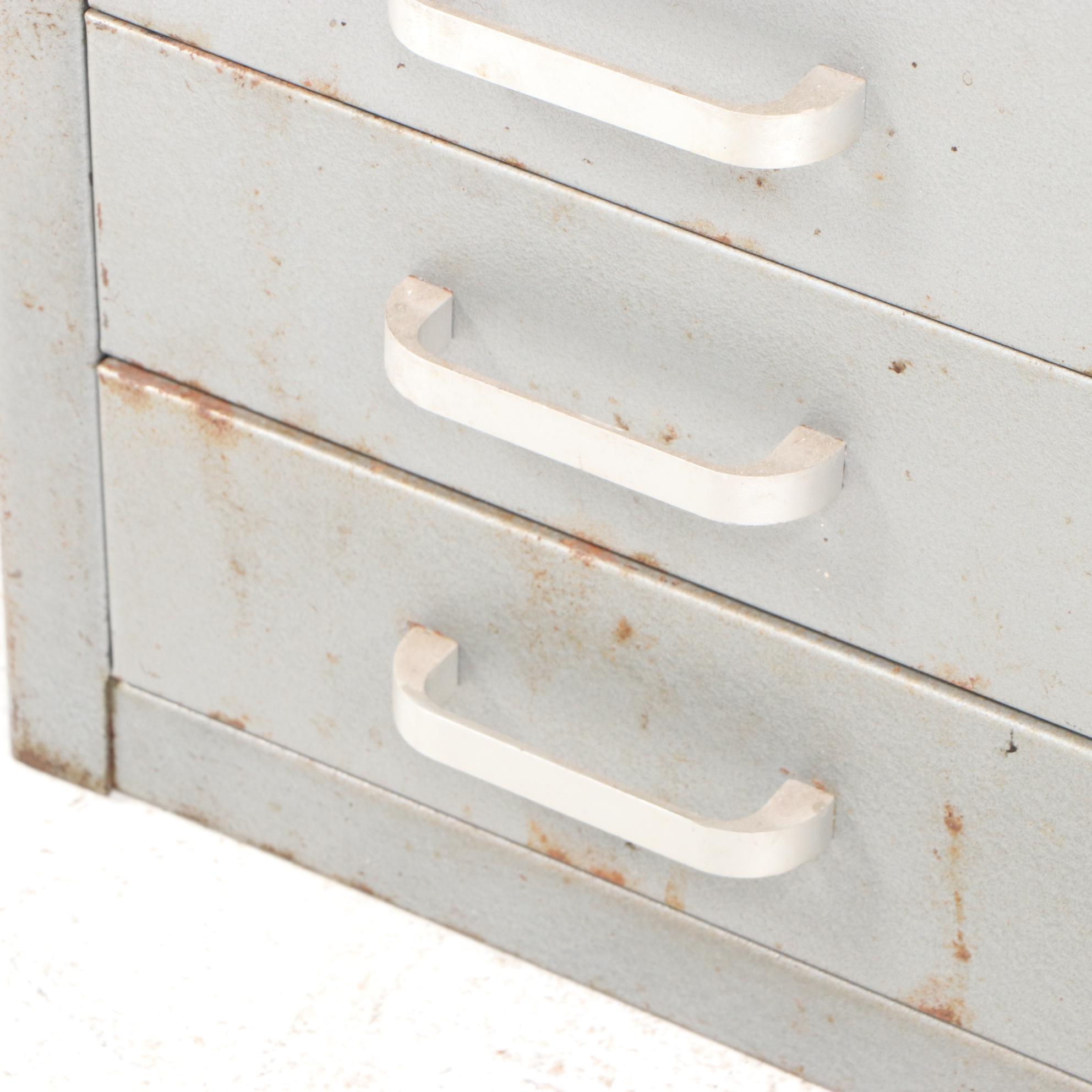 Steel Four Drawer Flat File Cabinet