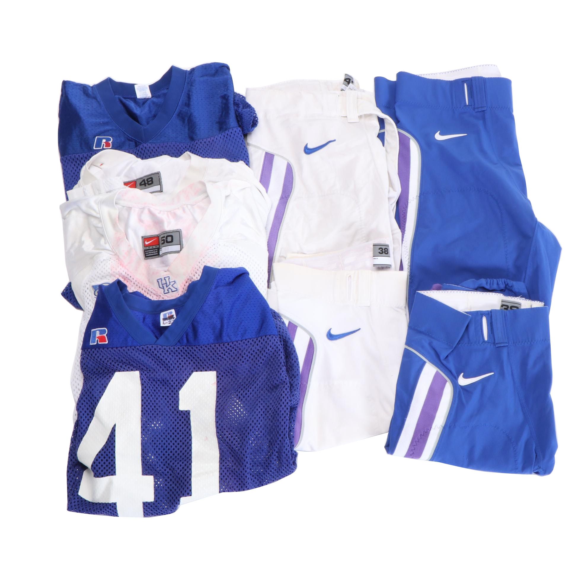 University of Kentucky Wildcats Football Uniforms