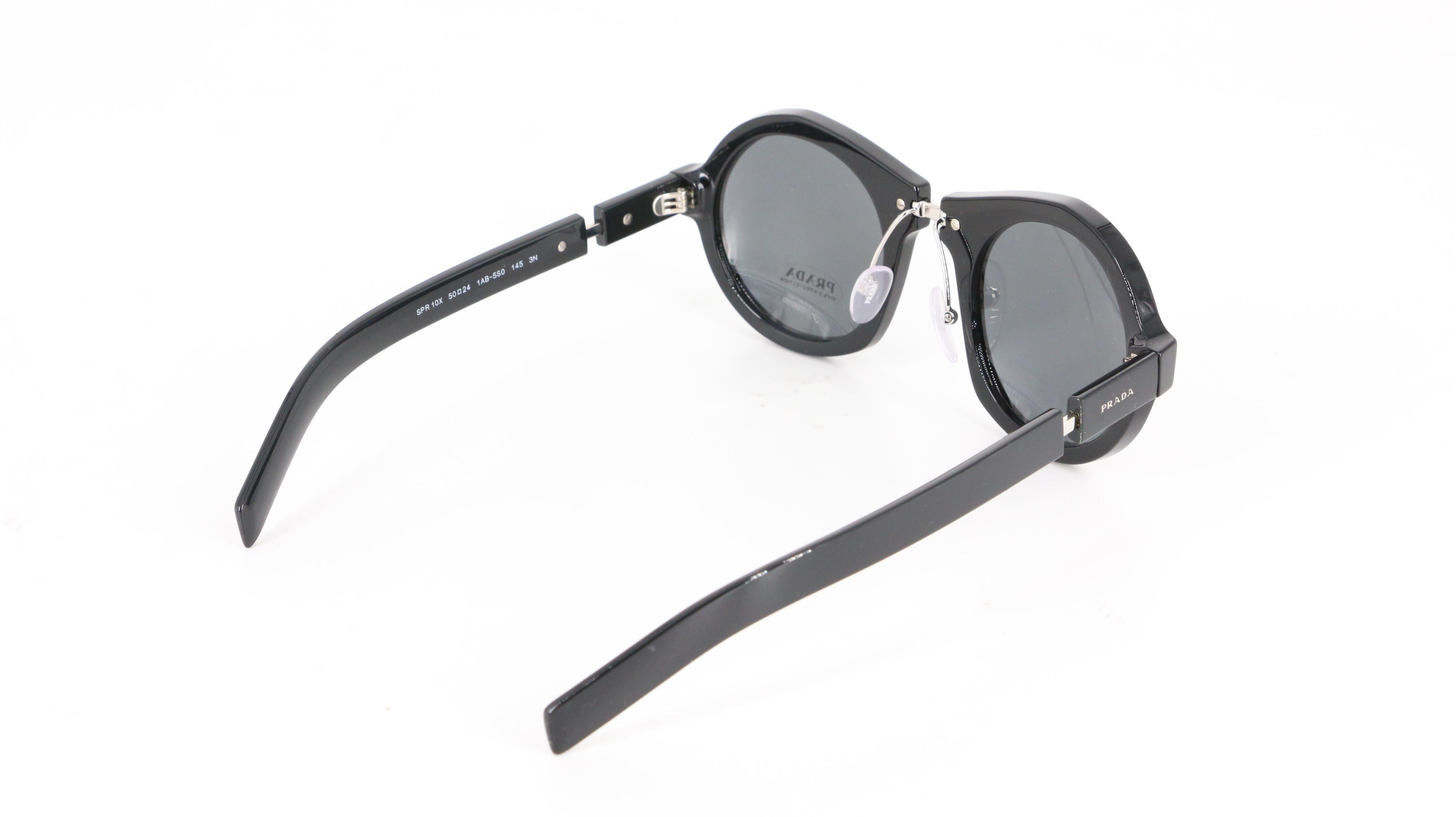 Prada SPR 10X Round Sunglasses with Case