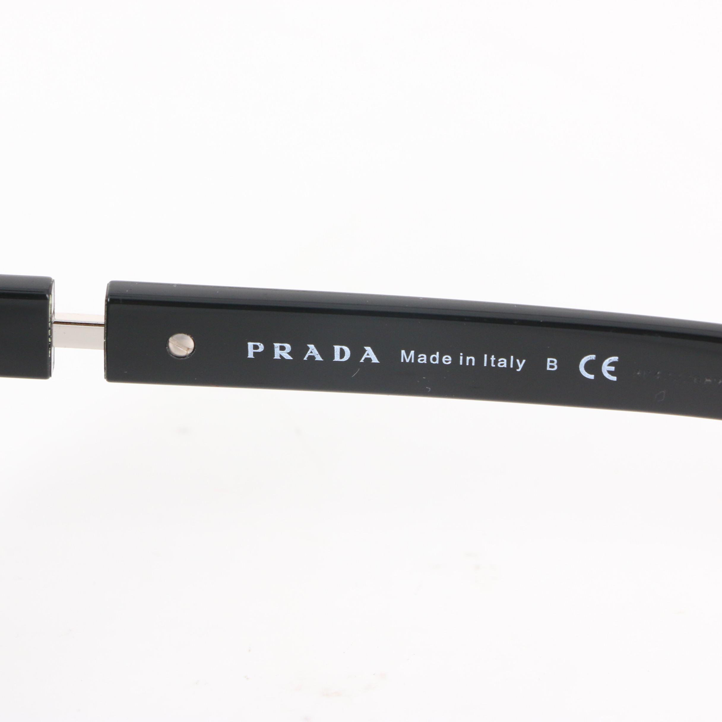 Prada SPR 10X Round Sunglasses with Case
