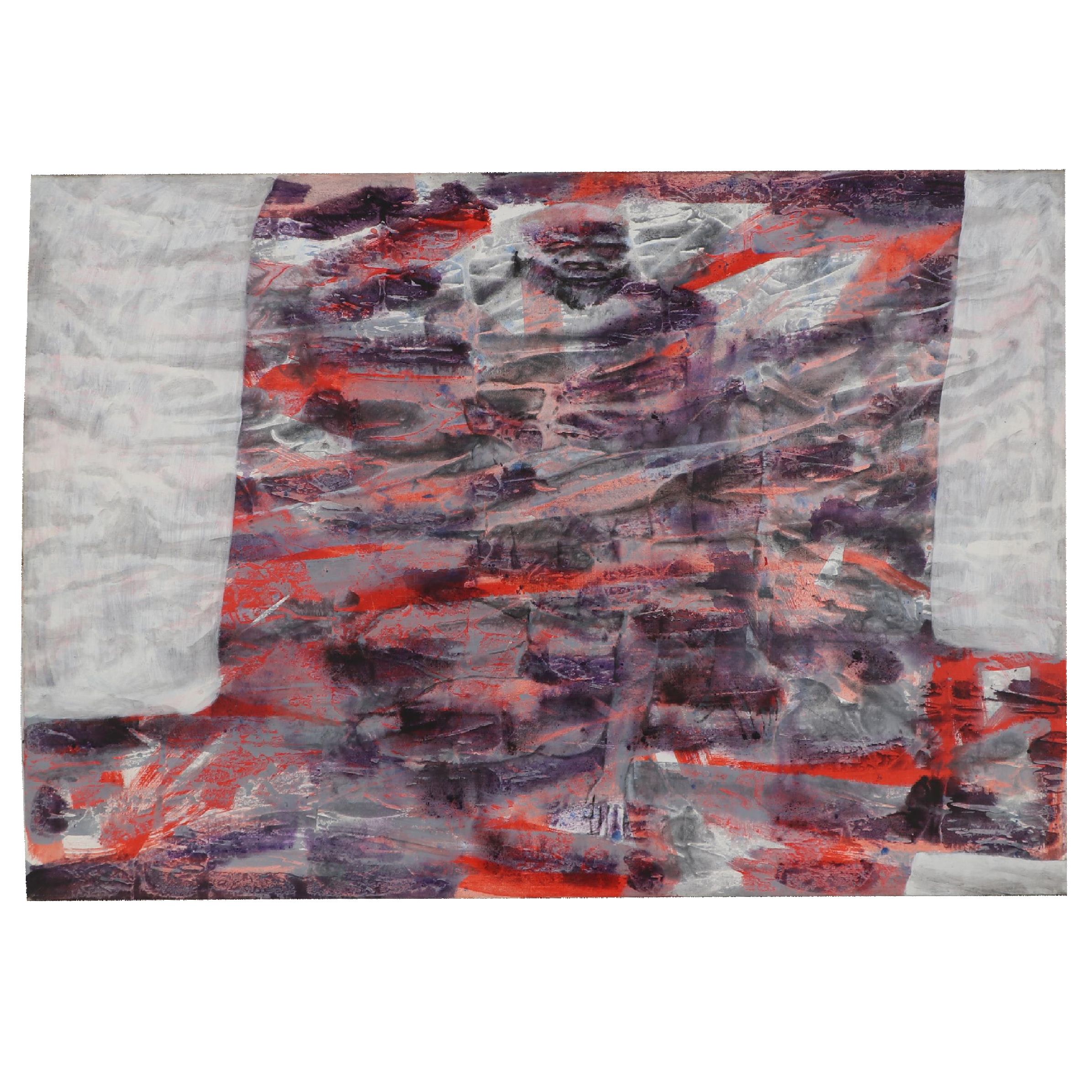 Don Stacy Large-Scale Abstract Figurative Oil Painting