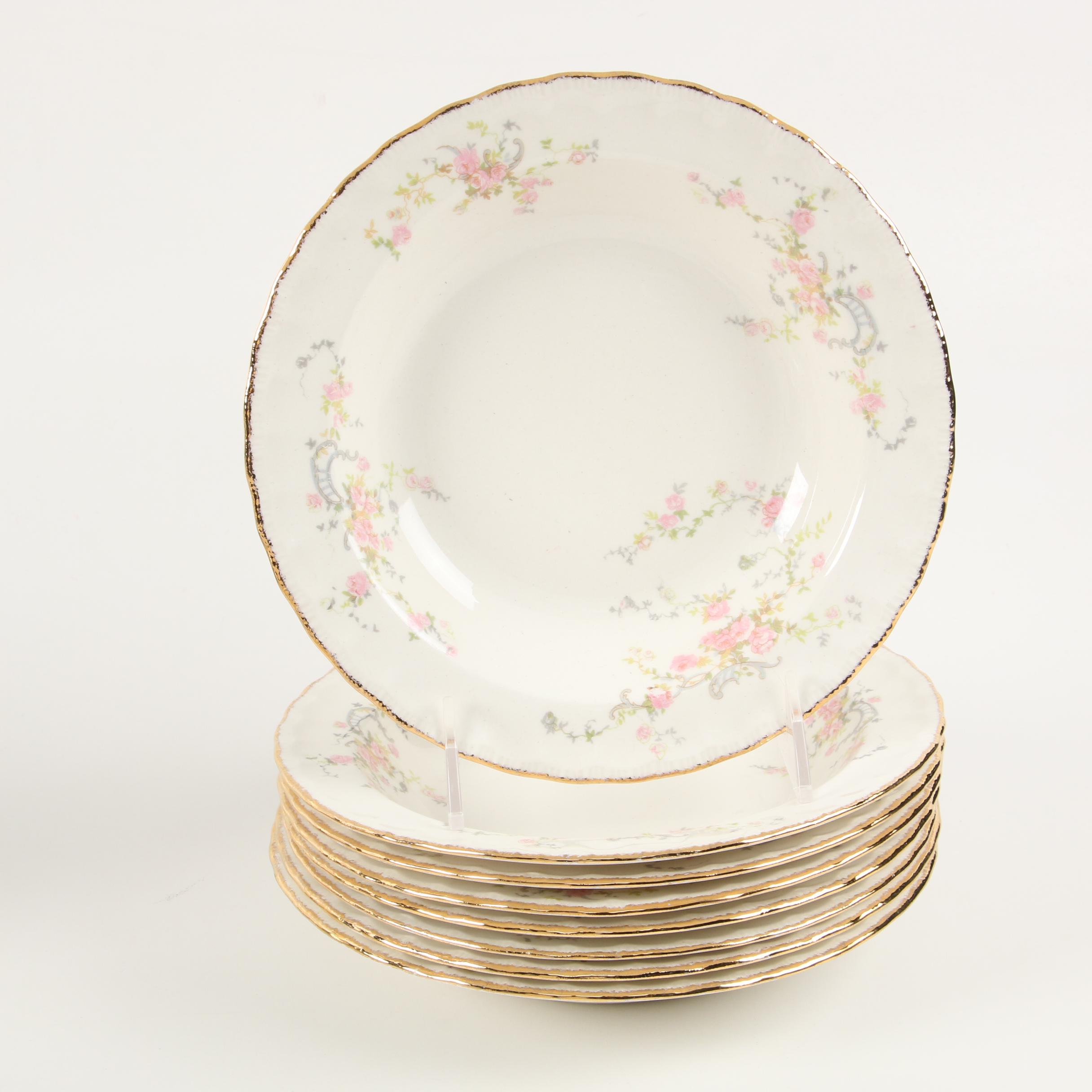 Pope Gosser "Jean" Porcelain Dinnerware with Johnson Bros Tureen