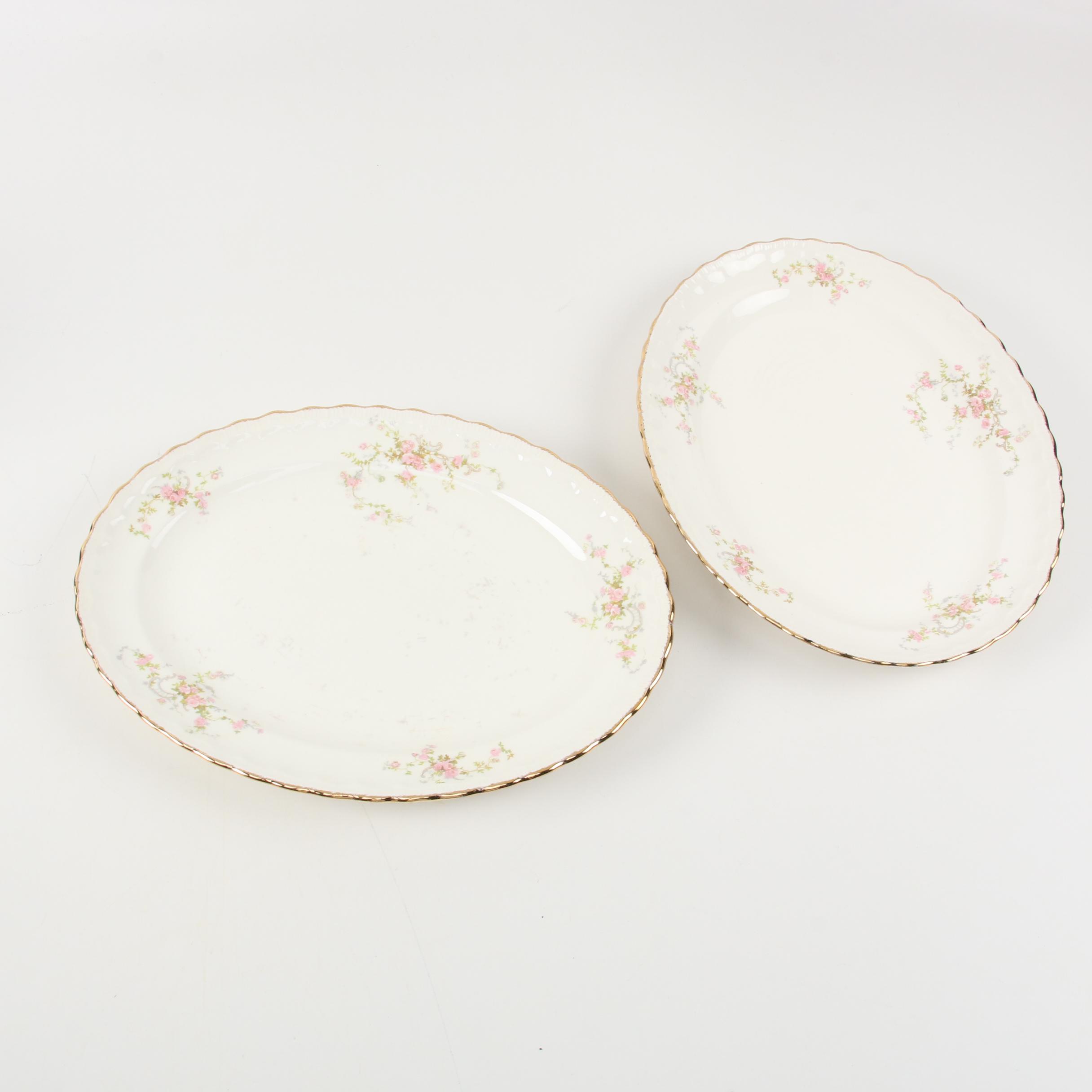 Pope Gosser "Jean" Porcelain Dinnerware with Johnson Bros Tureen