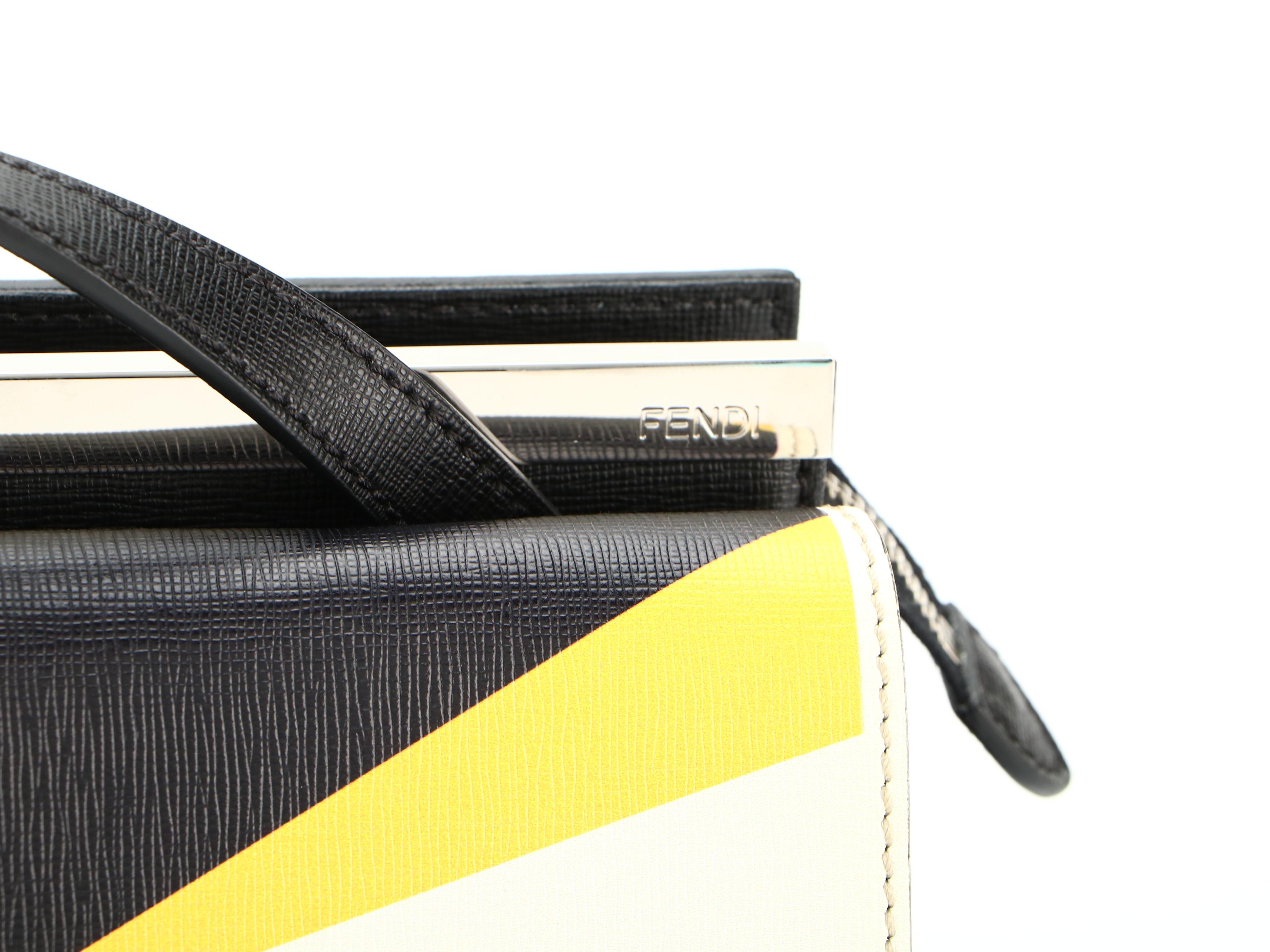 Fendi Small Monster Demi Jour Bag with Detachable Shoulder Strap