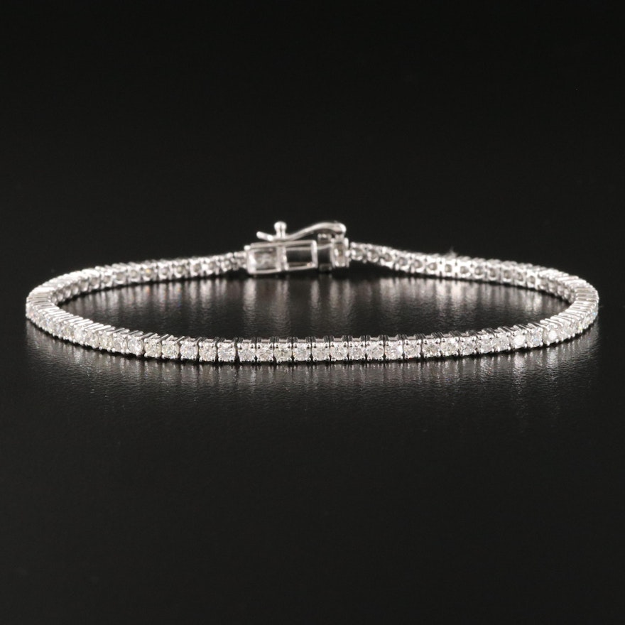 14K 2.75 CTW Diamond Line Bracelet
