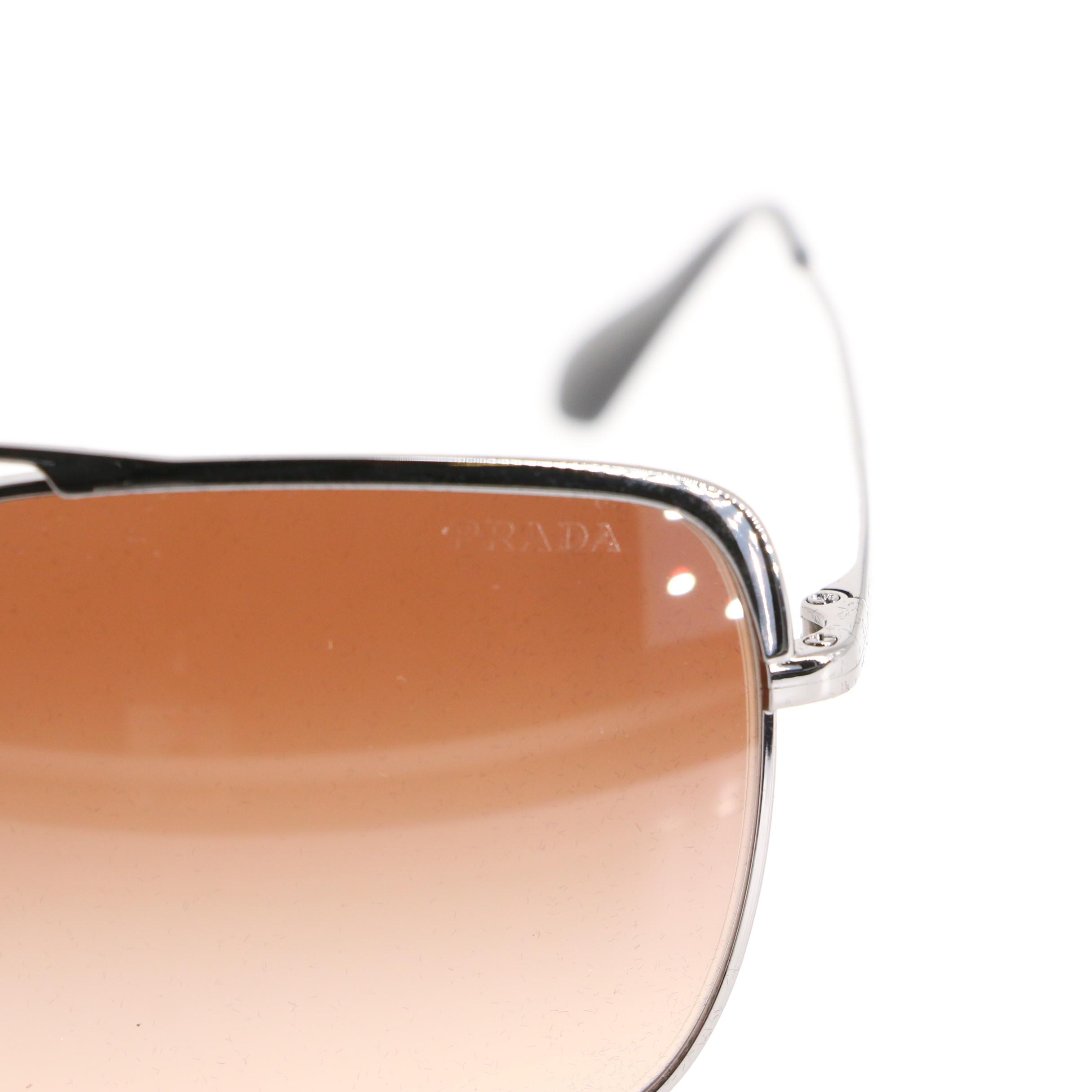 Prada SPR 53V Avio Sunglasses with Case and Box