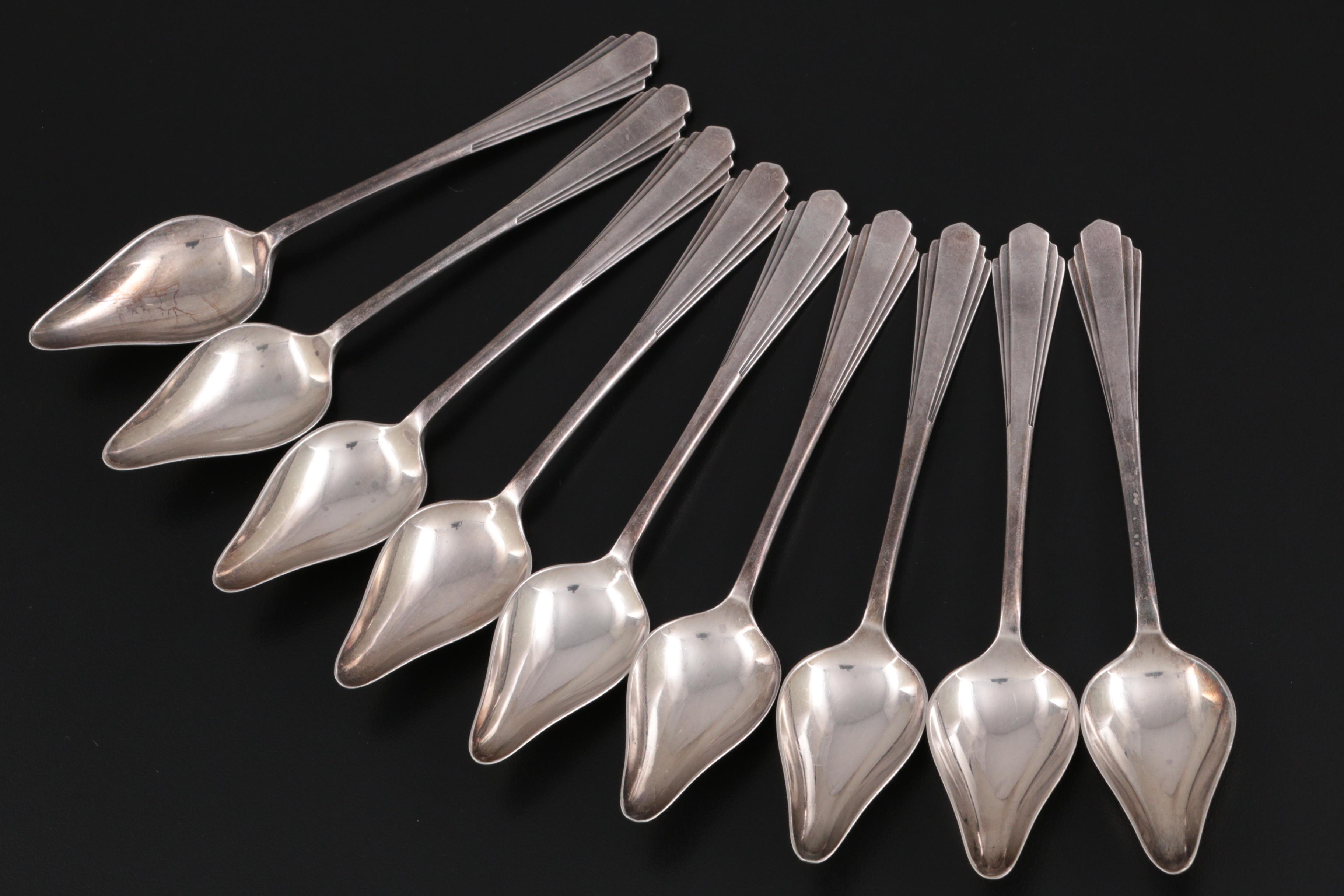 James Dixon & Sons of Sheffield Sterling Silver Grapefruit Spoons, 1938
