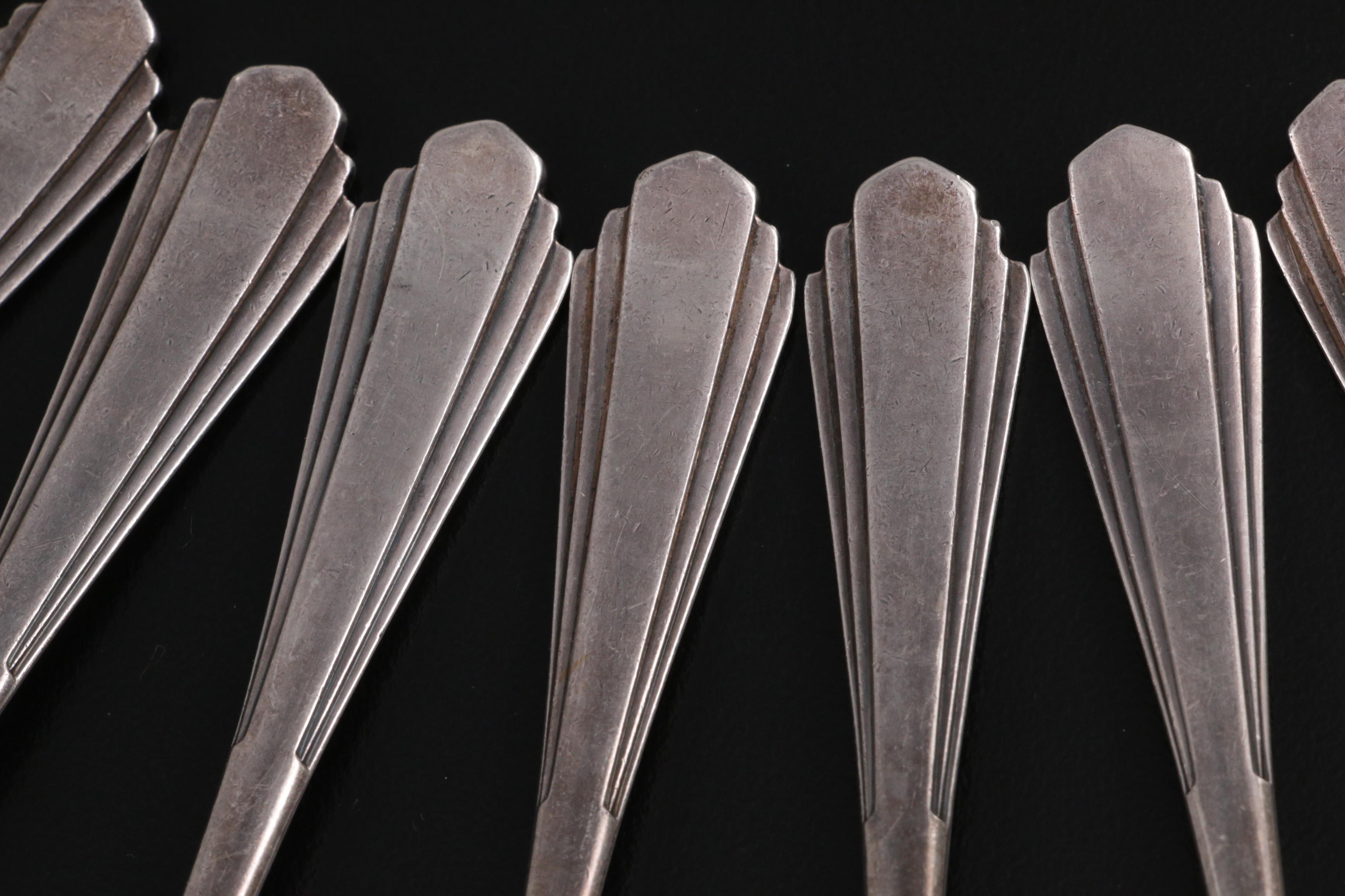 James Dixon & Sons of Sheffield Sterling Silver Grapefruit Spoons, 1938