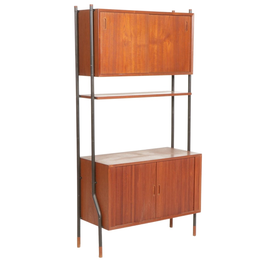 Lyby Møbler Danish Modern Teak Modular Wall Cabinet