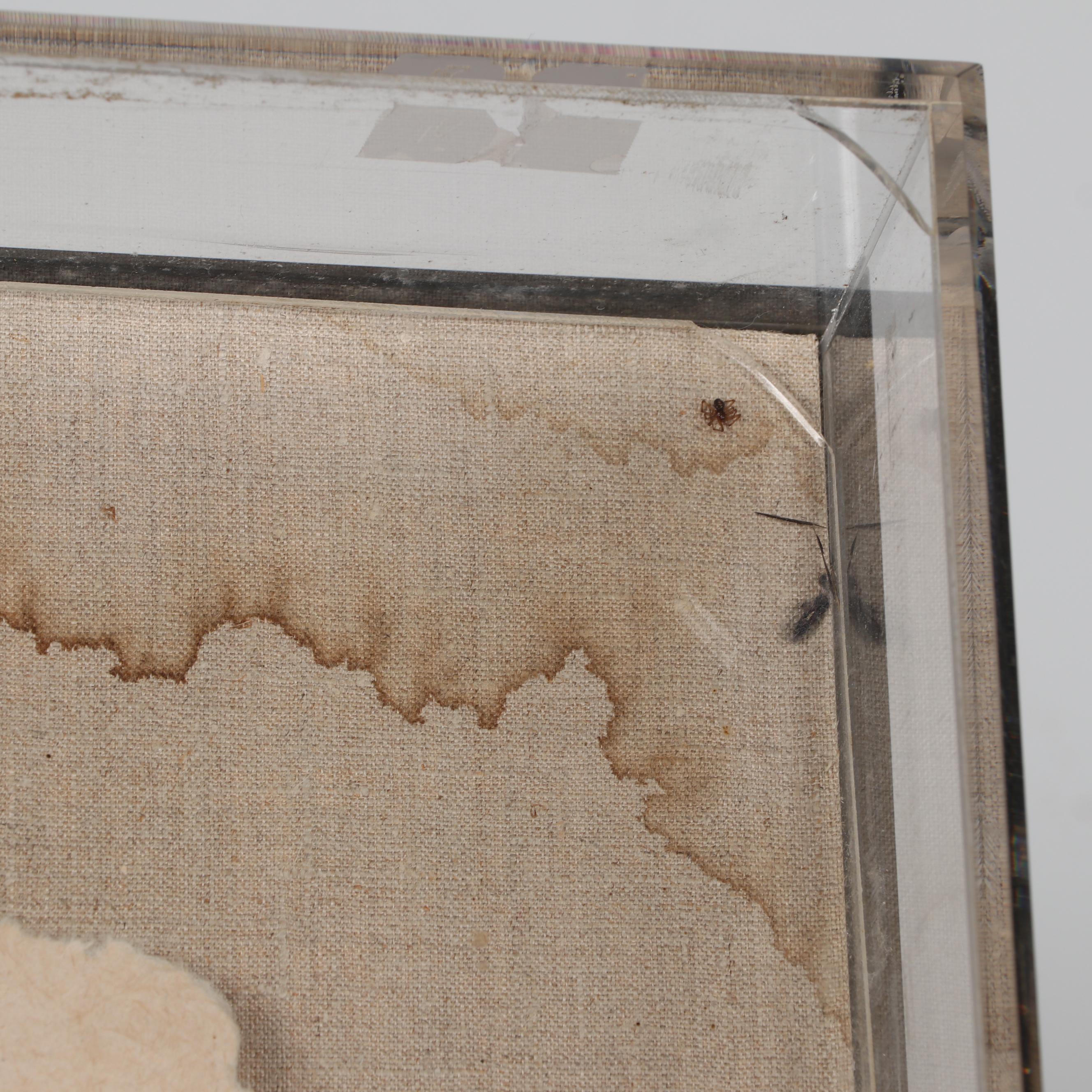 Frank Gallo Cast Paper Relief "Le Joueur Secret"