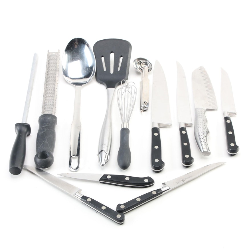 J.A. Henckels Stainless Steel Cutlery and Other Utensils