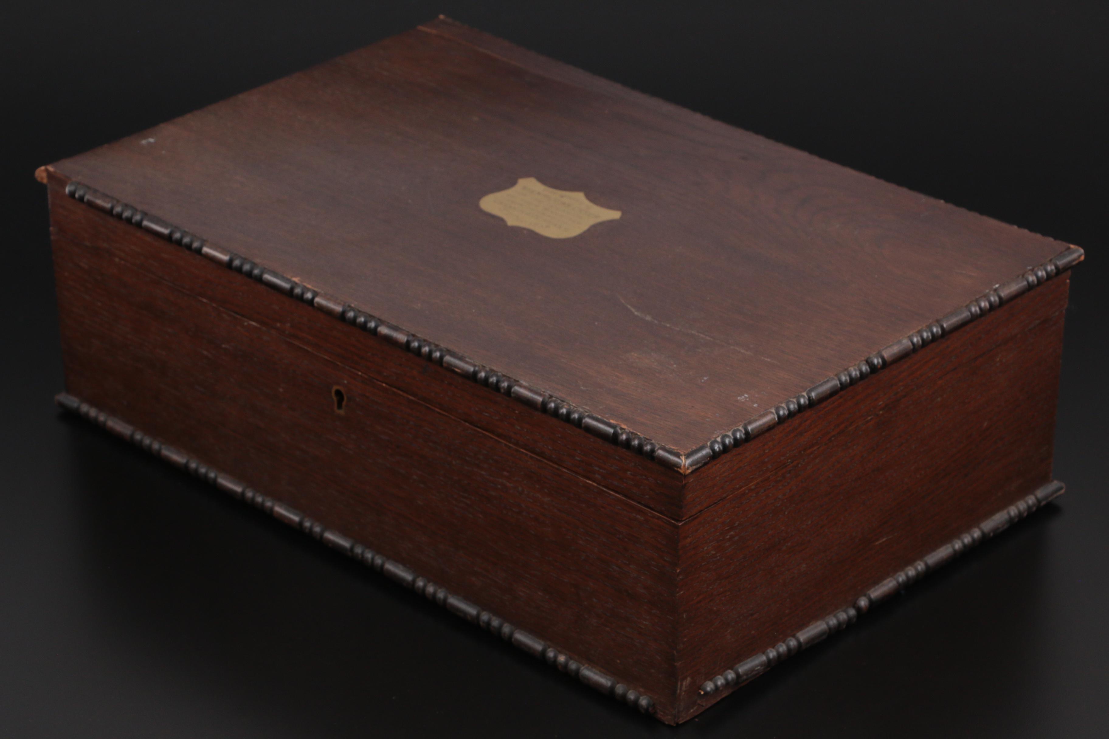 Walker & Hall Silver Plate and Stainless Steel Flatware and Carving Set and Case