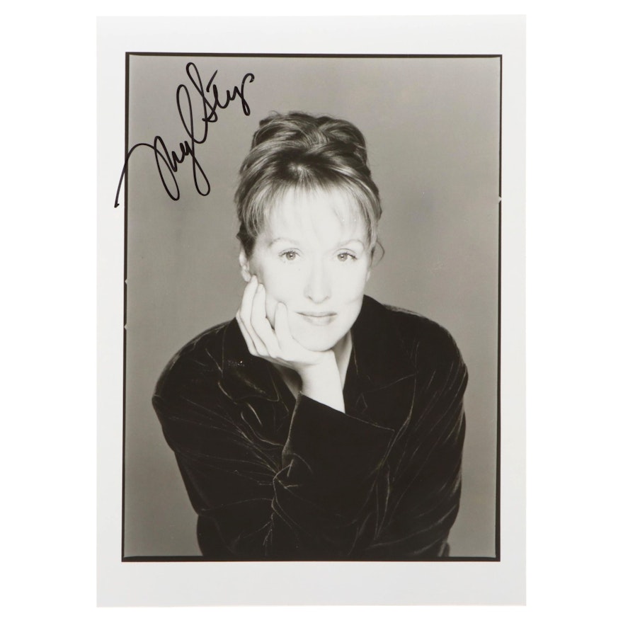 Meryl Streep Academy Award Winning Actress Signed Photo Print