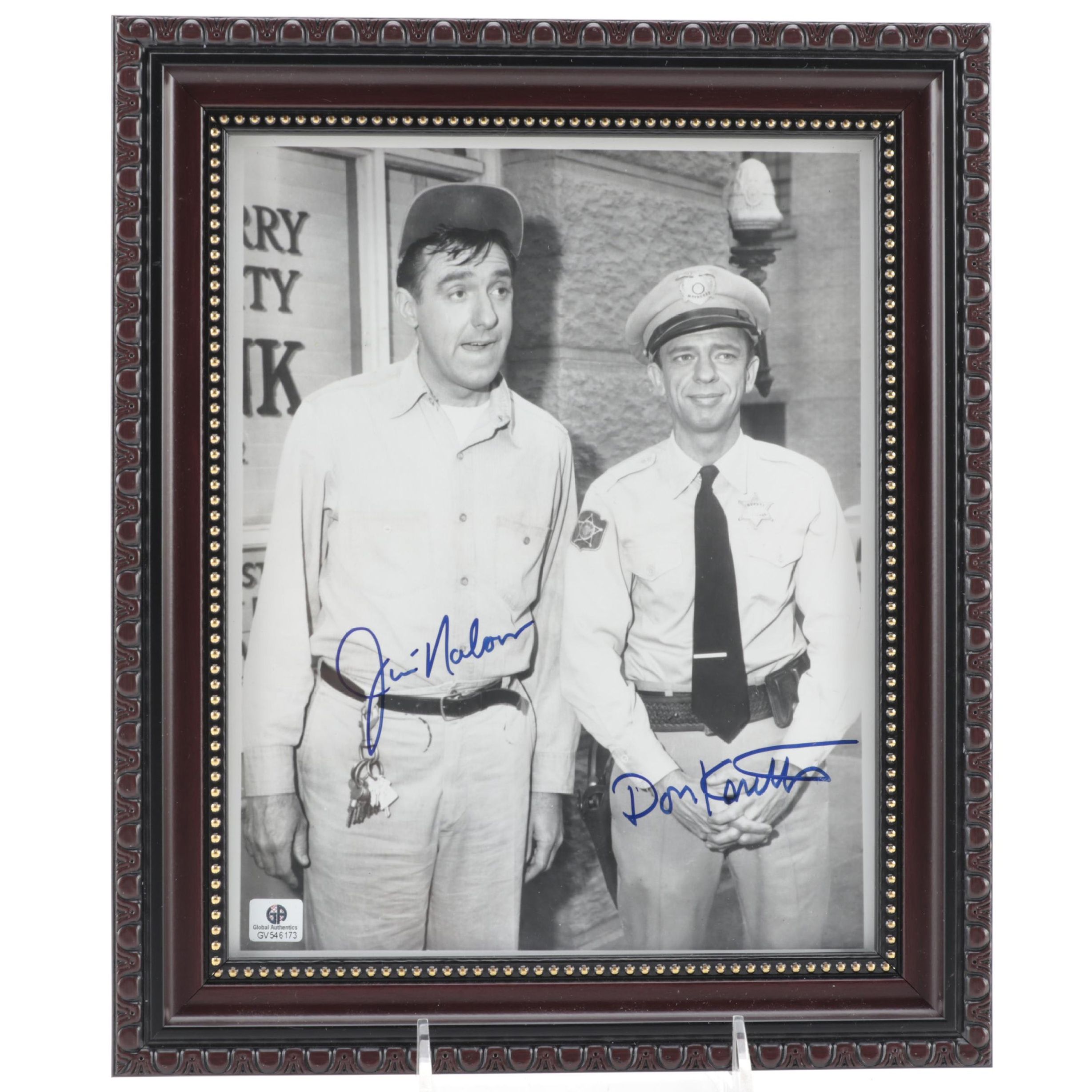 Don Knotts and Jim Nabors Signed "The Andy Griffith Show" Photo Print, COA