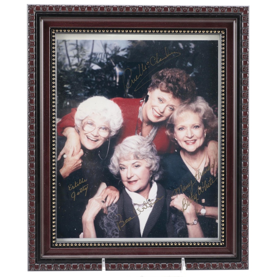 "The Golden Girls" Signed Television Cast Photo Print, COA