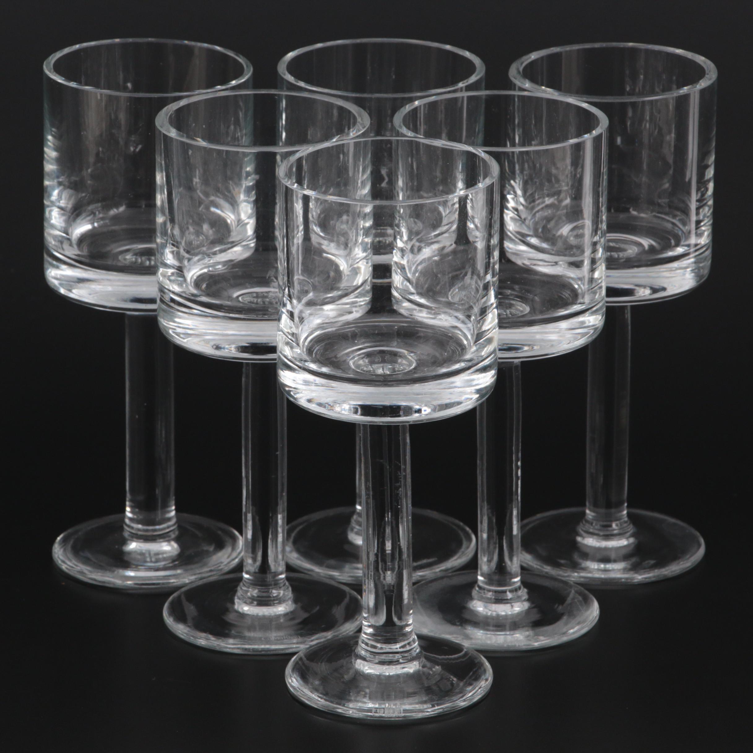 Calvin Klein "Bergen" Crystal Wine Glasses