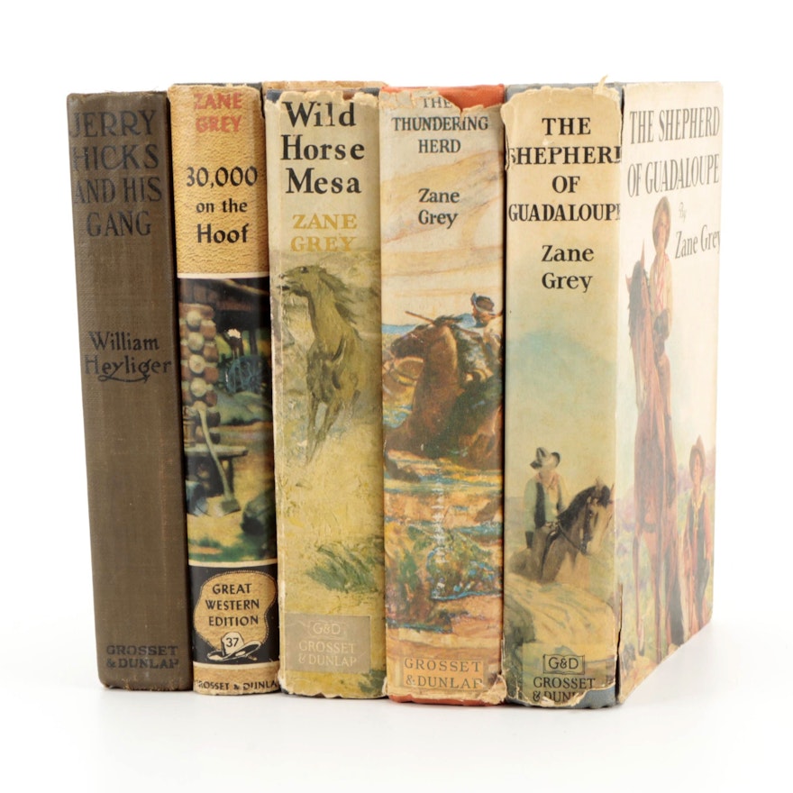 "Wild Horse Mesa" and More Zane Grey and Adventure Novels