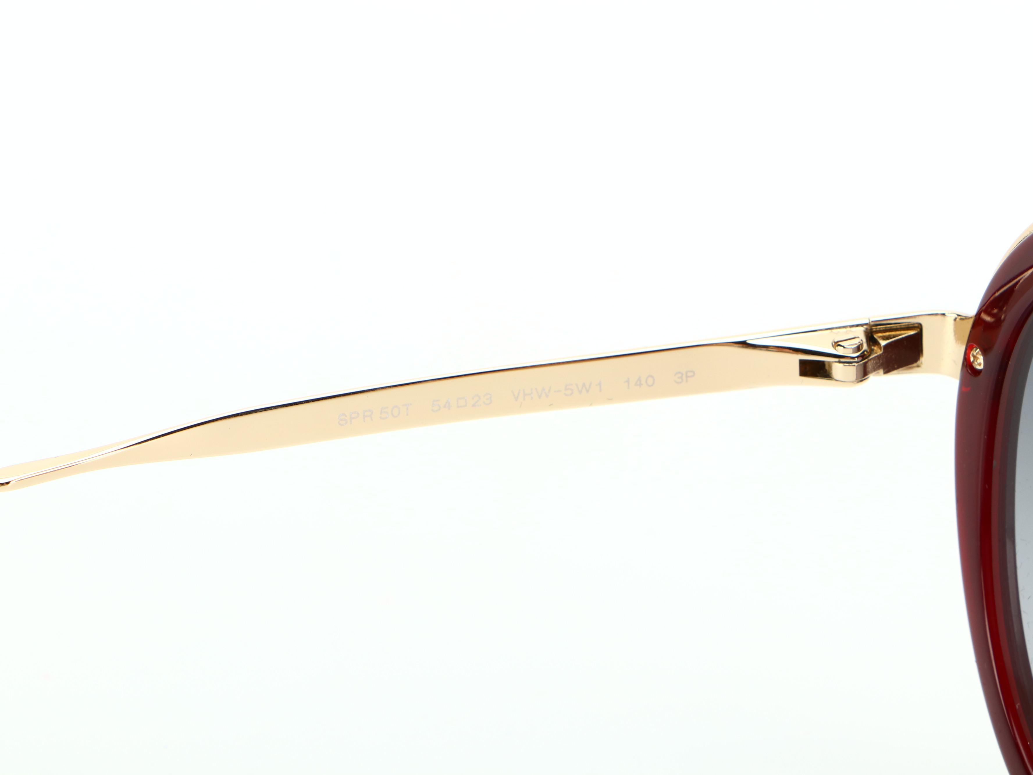 Prada SPR50T Polarized Round Sunglasses with Case and Box