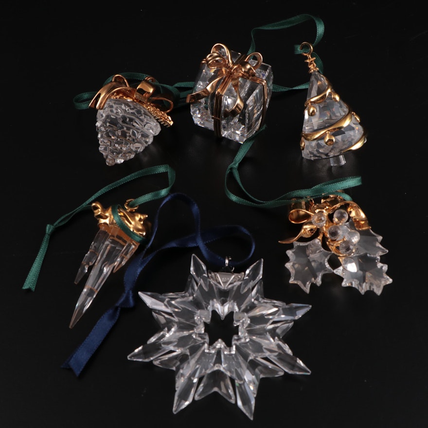 Swarovski Crystal "Christmas Memories" and Other Ornaments