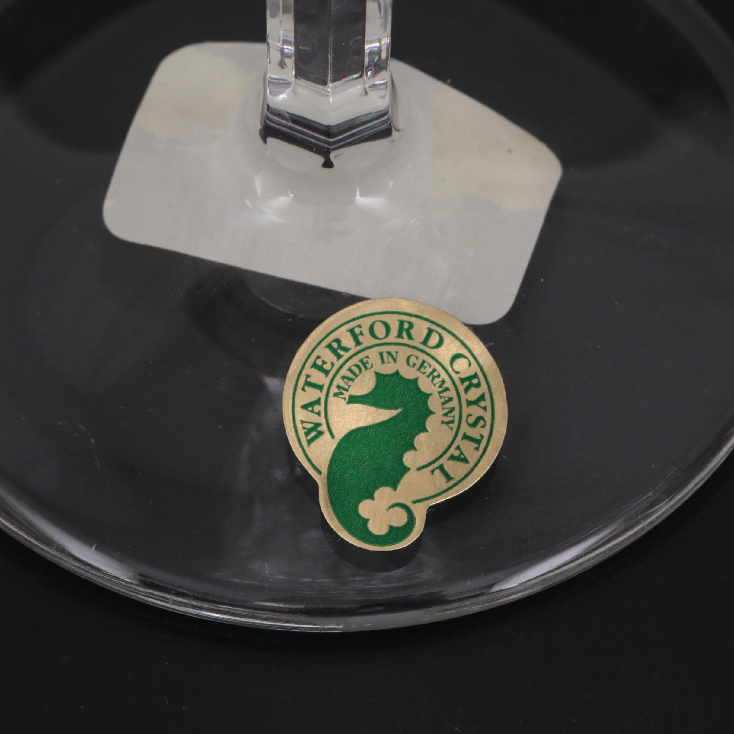 Waterford "Millennium Series" First Toast Happiness Crystal Champagne Flutes