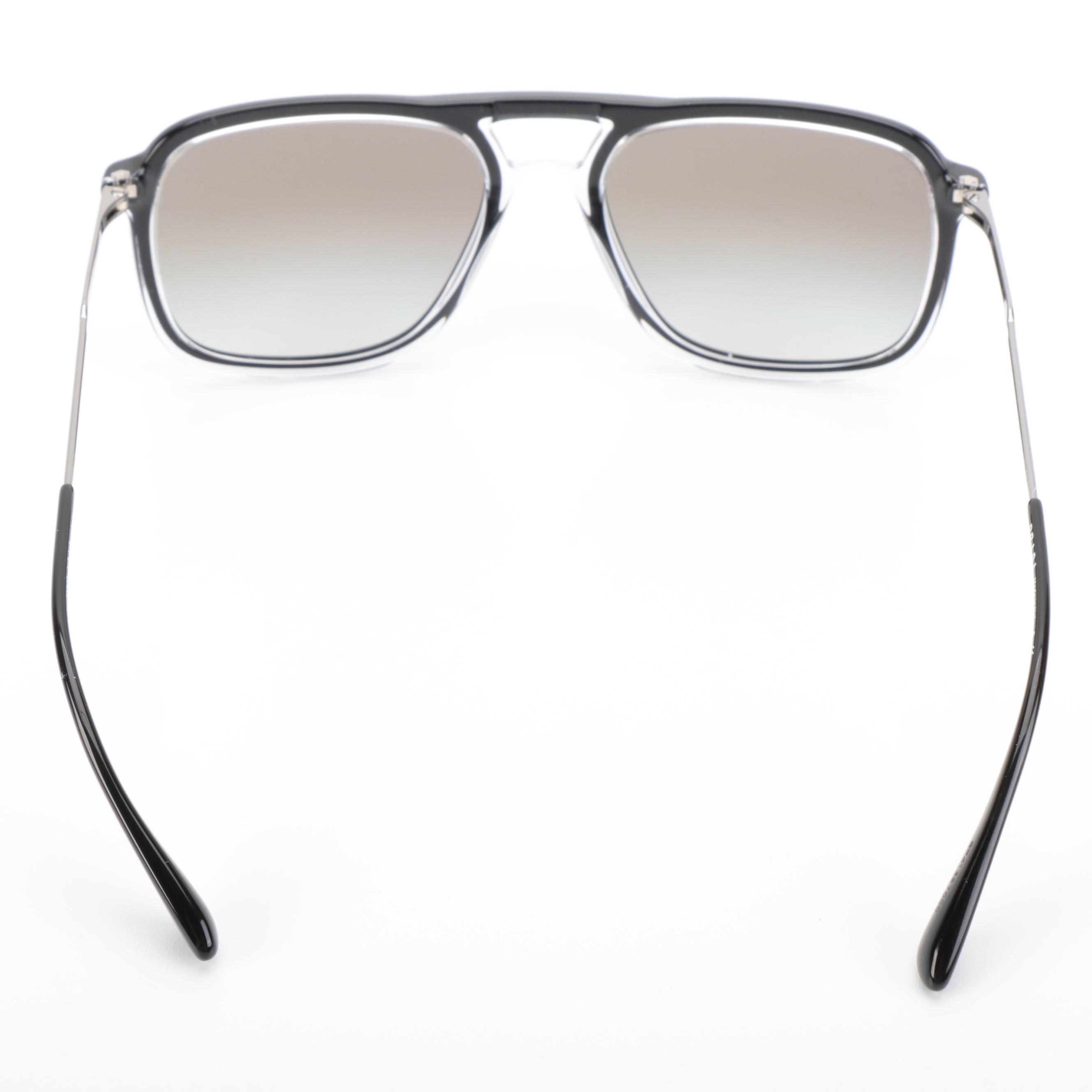 Prada SPR06V Square Avio Sunglasses with Case and Box