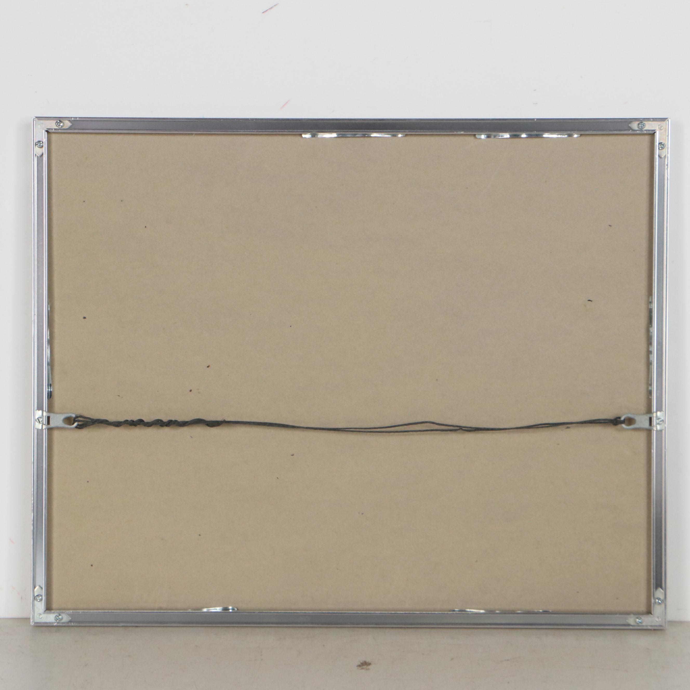 Walter Stomps Abstract Ink Drawing, 1960