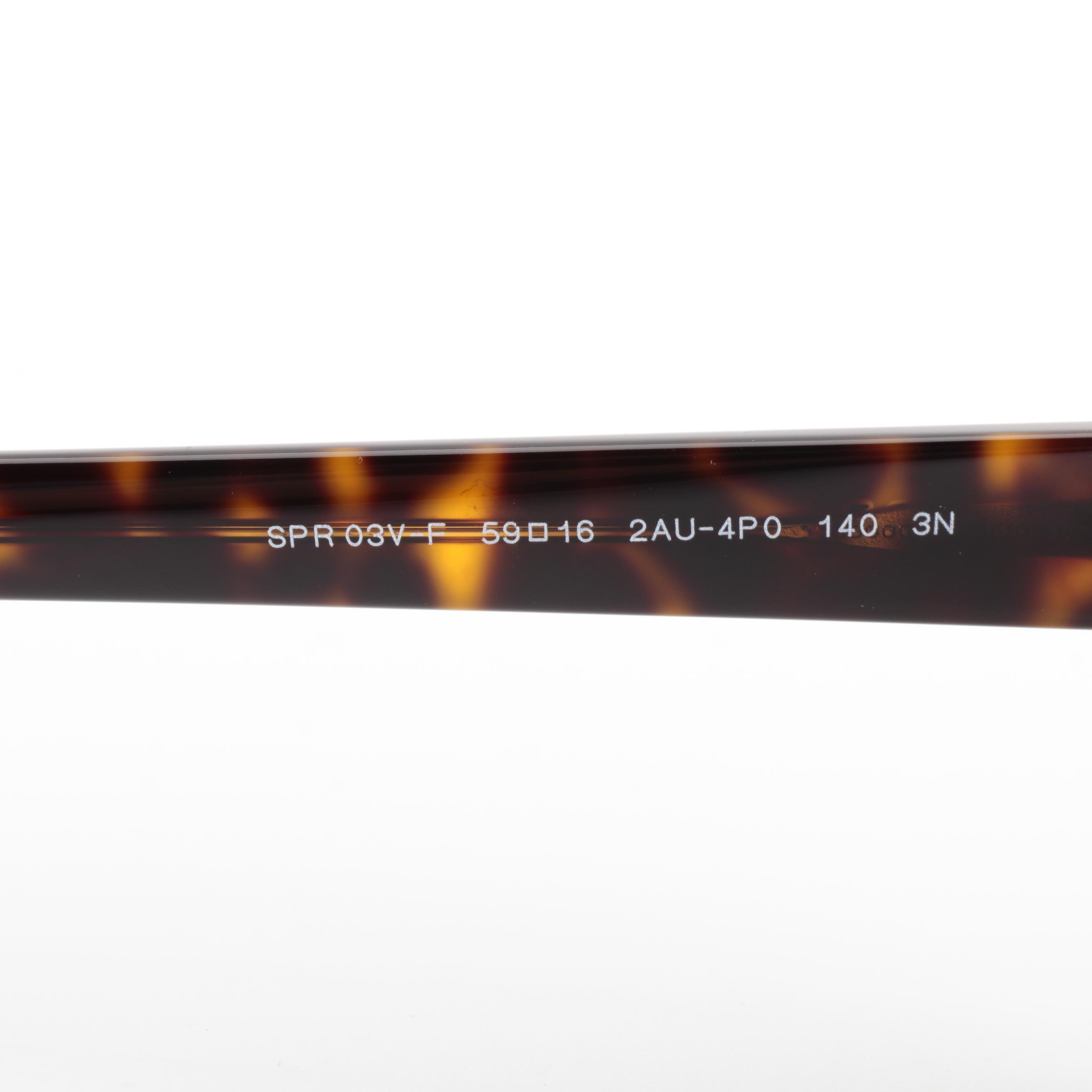 Prada SPR 03V Dark Havana Disguise Sunglasses with Case and Box