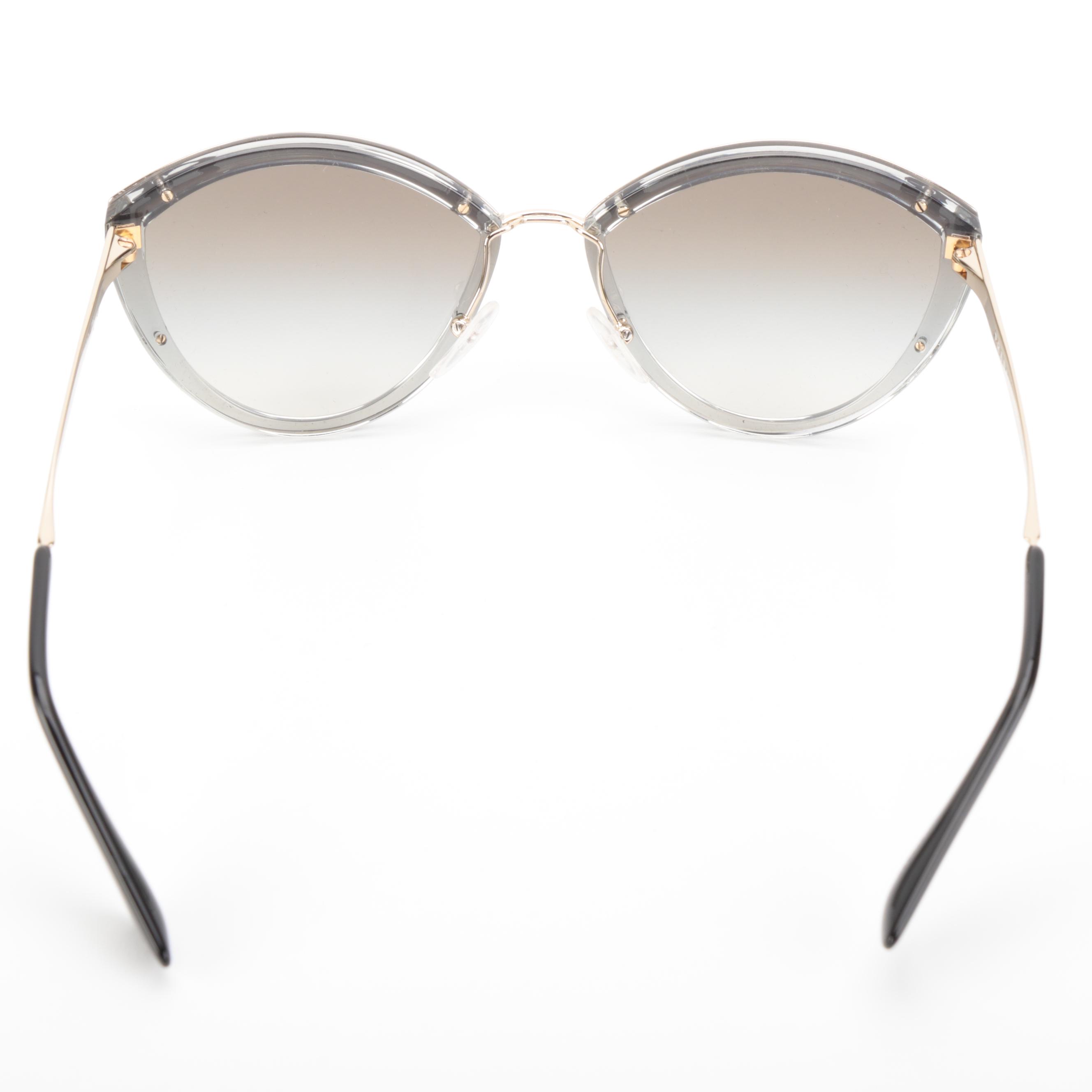 Prada SPR07U Cat Eye Sunglasses with Case and Box