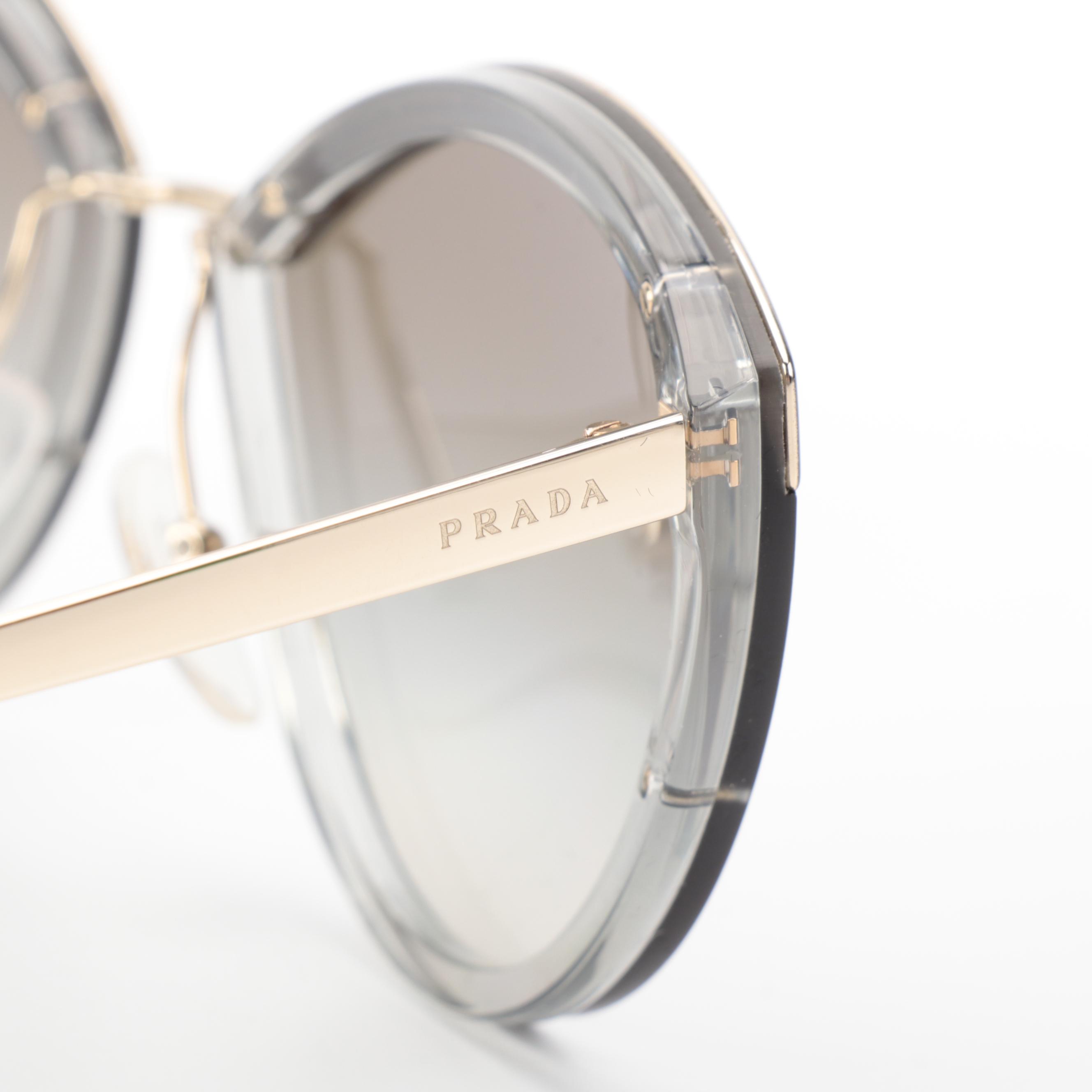 Prada SPR07U Cat Eye Sunglasses with Case and Box