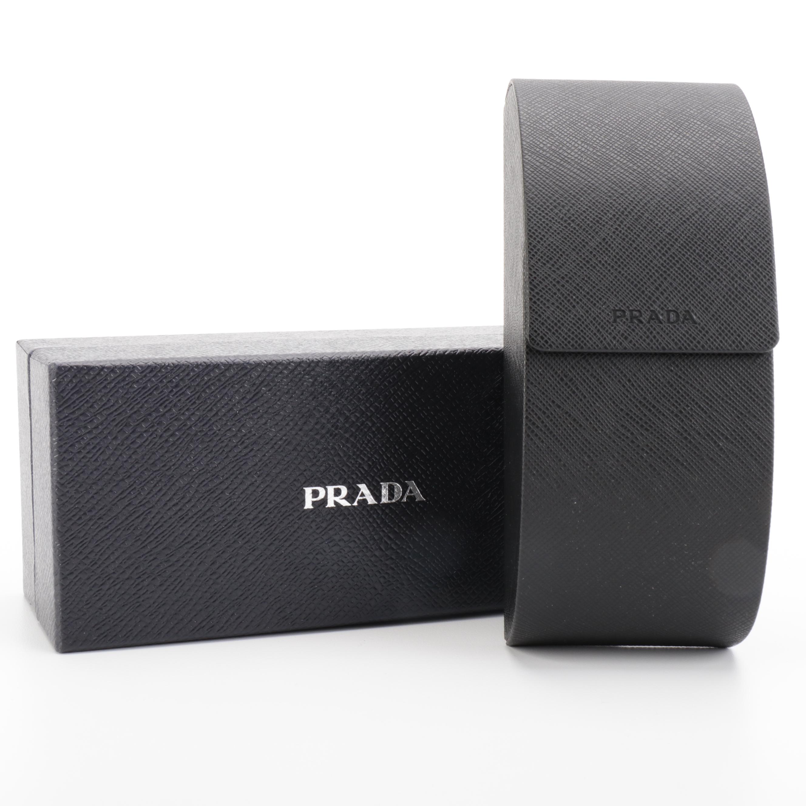Prada SPR07U Cat Eye Sunglasses with Case and Box