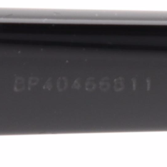 Prada SPR 12V Irregular Cat Eye Sunglasses in Black Acetate with Case and Box