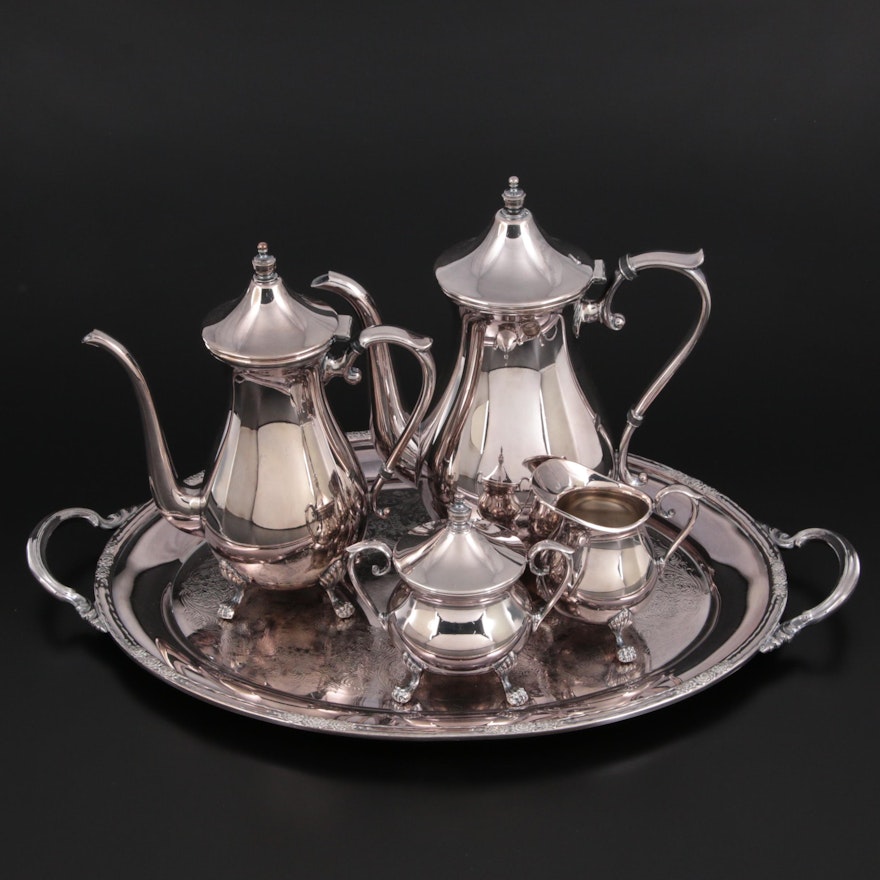 The Sheffield Silver Co. Silver Plate Tea and Coffee Service