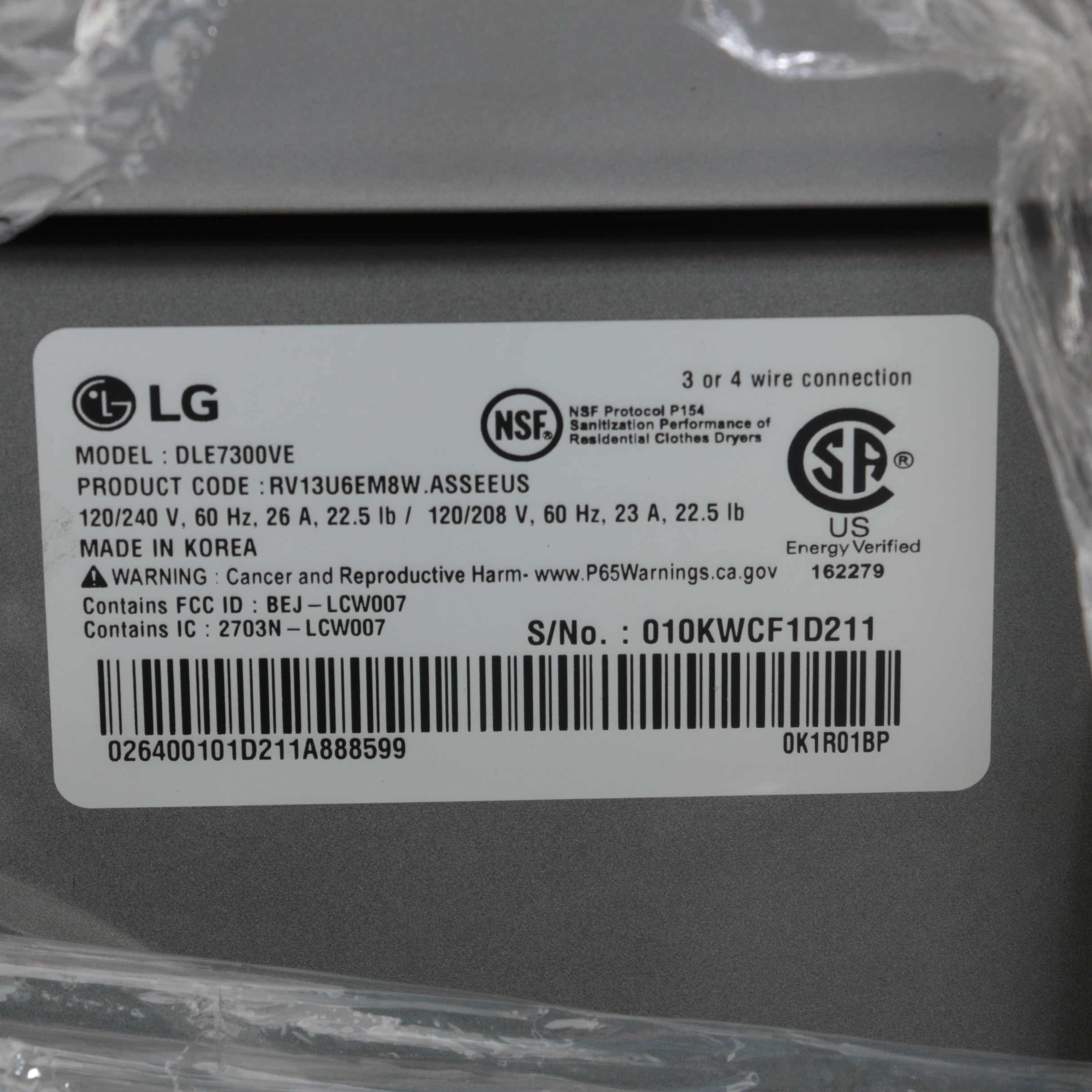 LG EasyLoad Smart Wi-Fi Enabled 7.3 Cu. Ft. Electric Dryer in Graphite Steel