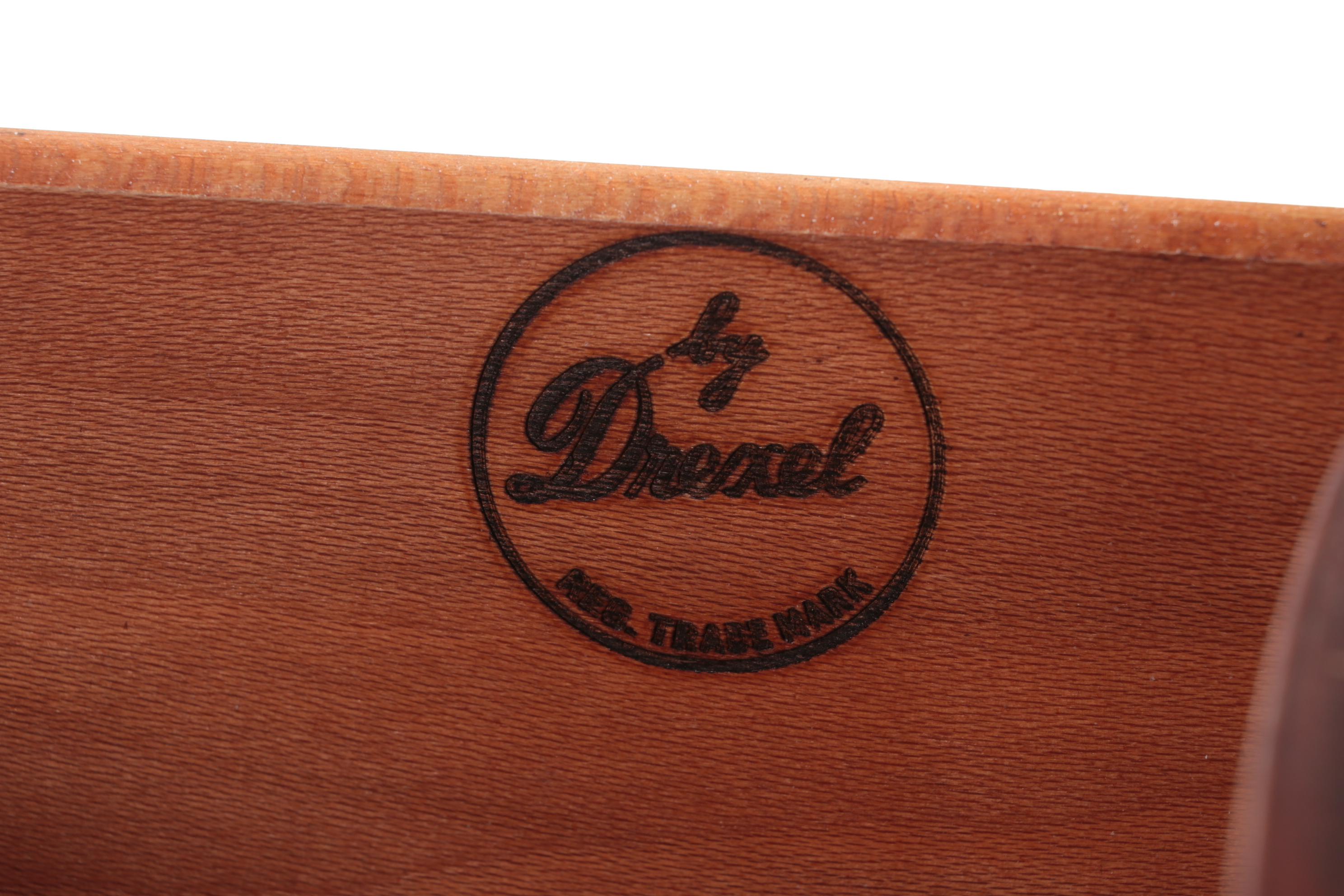 Drexel "Travis Court" Federal Style Mahogany Eight-Drawer Serpentine Dresser