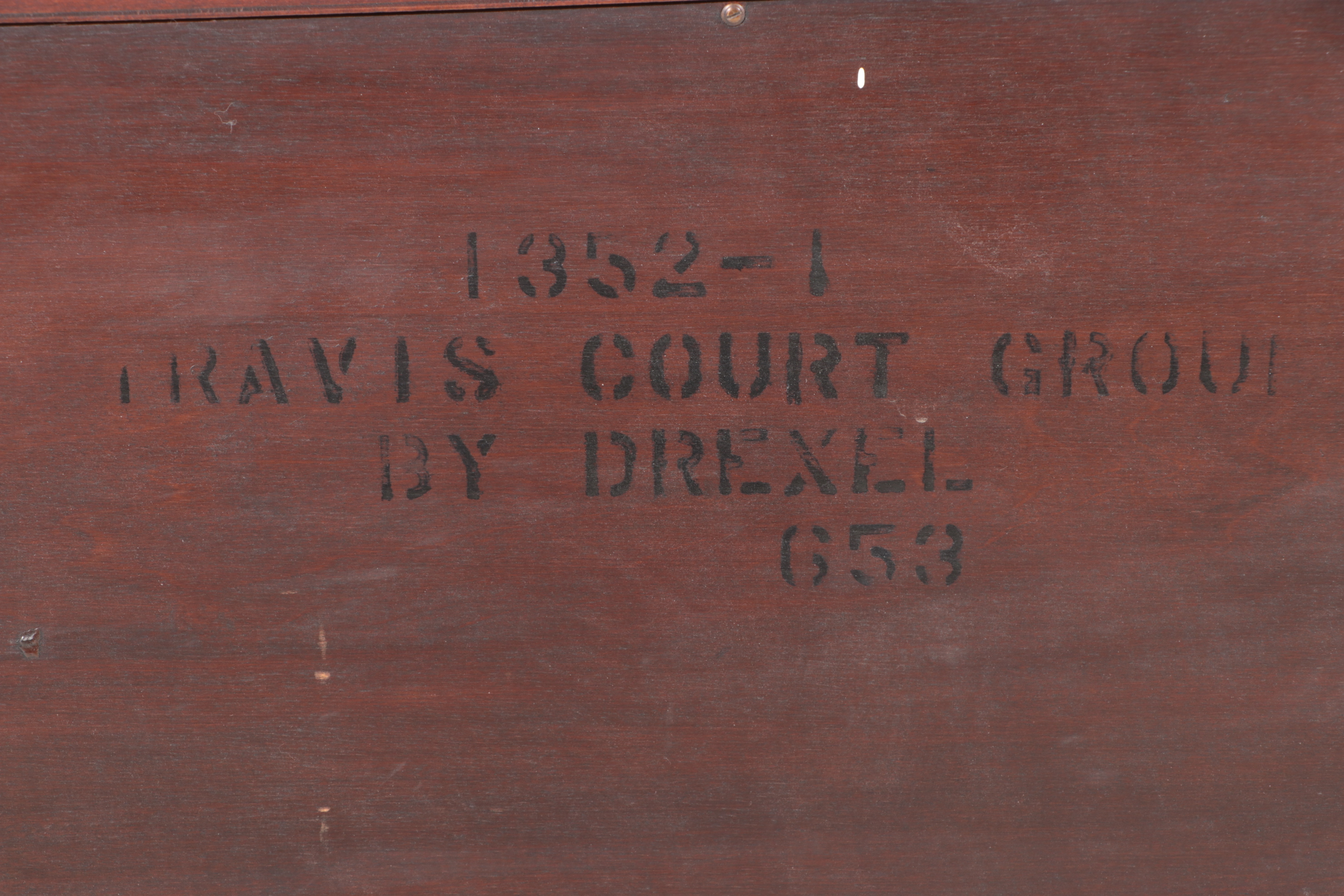 Drexel "Travis Court" Federal Style Mahogany Eight-Drawer Serpentine Dresser