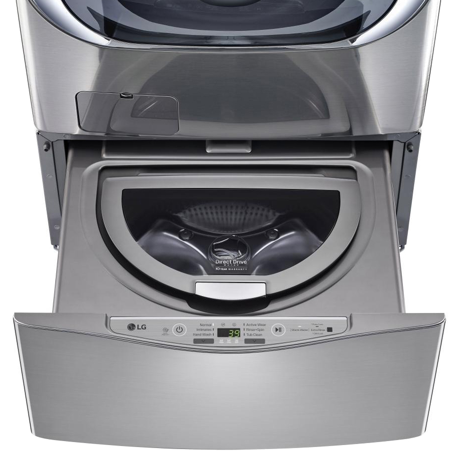 LG 1.0 Cu. Ft. Graphite Steel SideKick™ Pedestal Washer